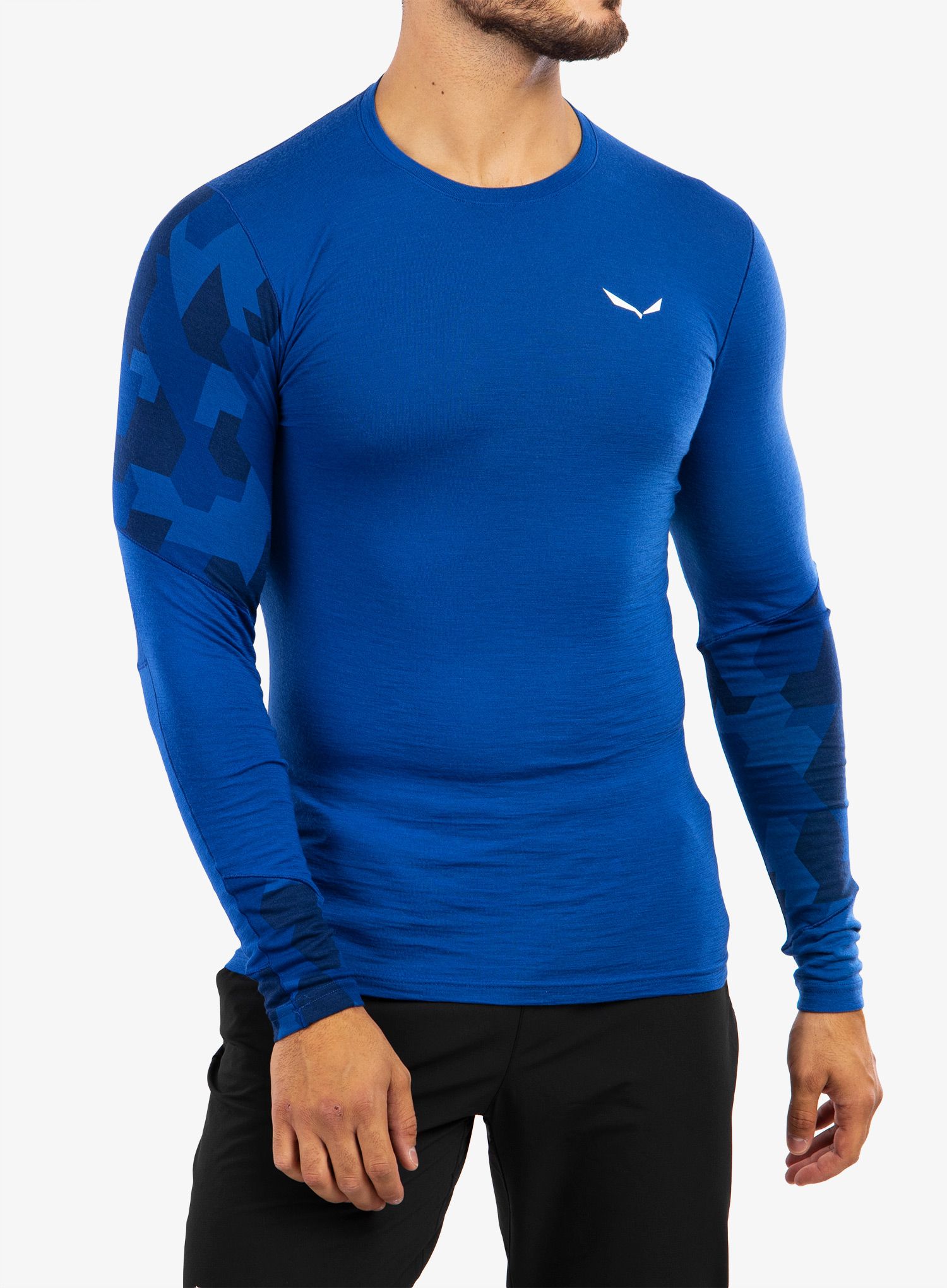 Termoaktivna dukserica Salewa Cristallo Warm Amr L/S Tee - electric