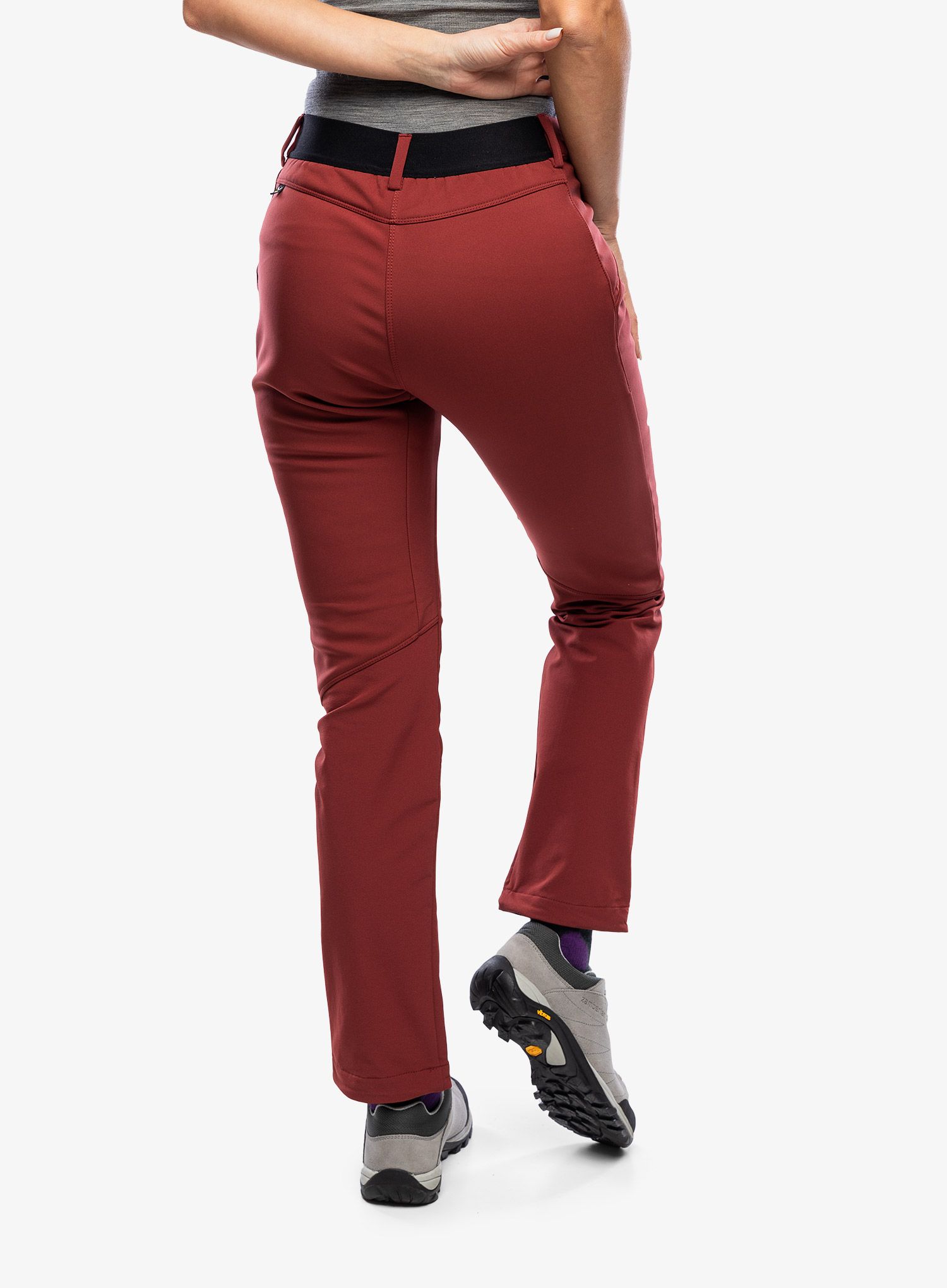 Ženske planinarske hlače Salewa Dolomia Pant - syrah
