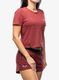 Ženska majica Salewa Lavaredo Hemp Crop T-Shirt - syrah