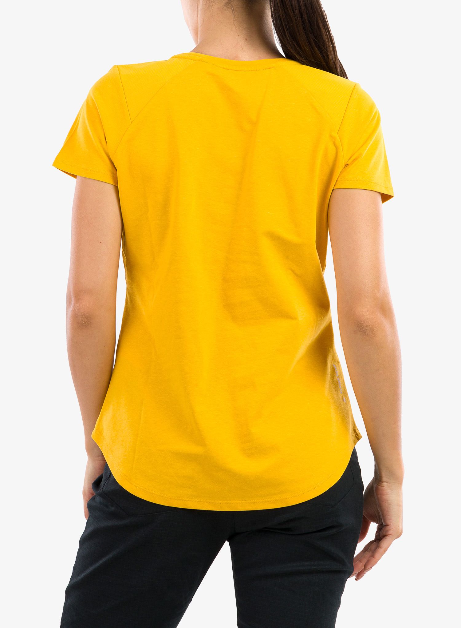 Ženska penjačka majica Salewa Alpine Hemp T-Shirt - gold