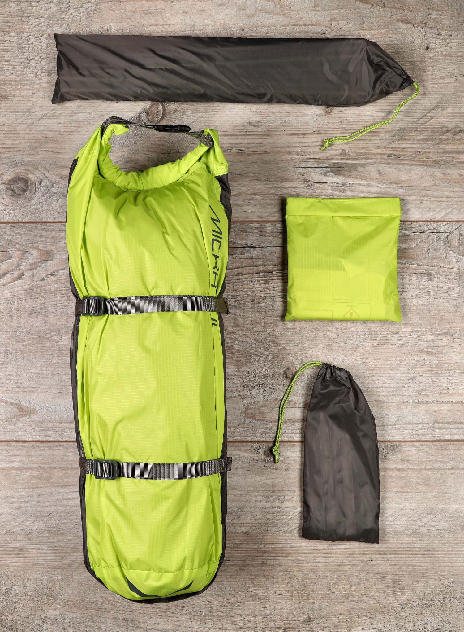 Šator za 2 osobe Salewa Micra II - cactus/grey