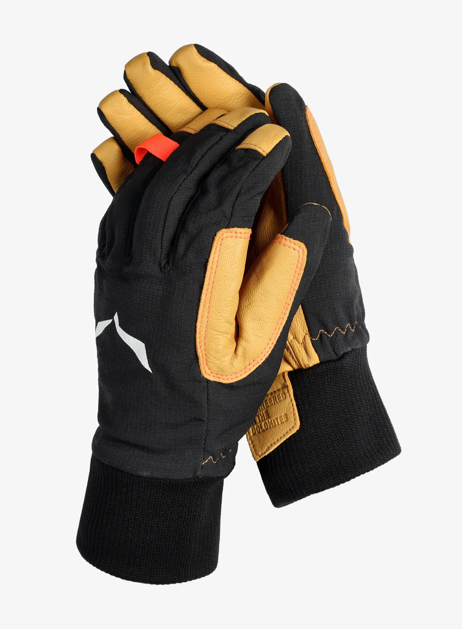Ženske softshell rukavice Salewa Ortles DST/AM Gloves - black out