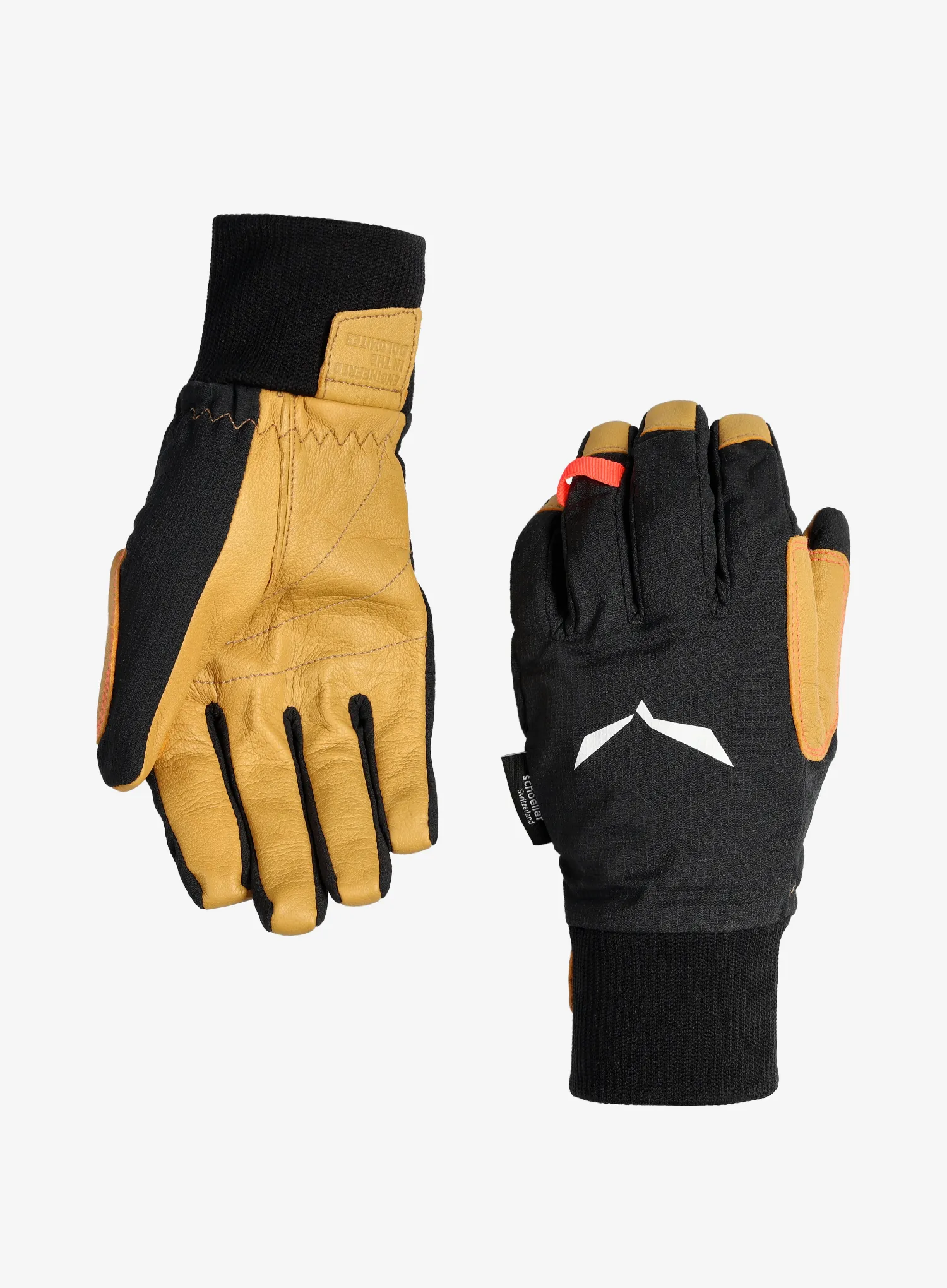 Ženske softshell rukavice Salewa Ortles DST/AM Gloves - black out