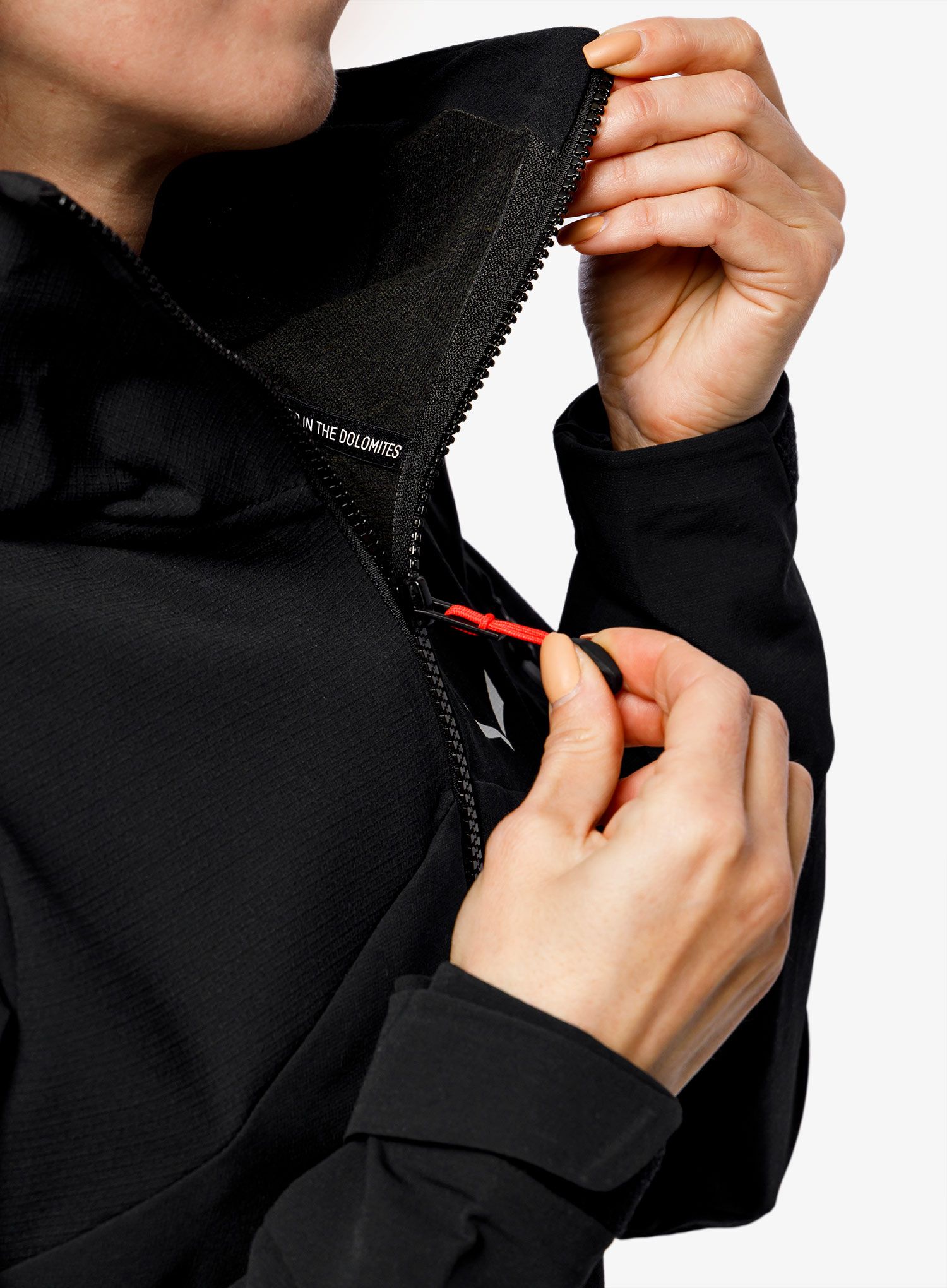 Ženska softshell jakna Salewa Ortles DST Jacket - black out