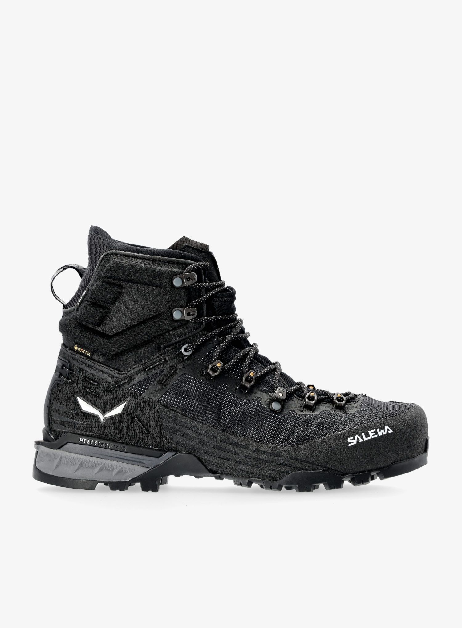 Ženske cipele za poluautomatske dereze Salewa Ortles Edge Mid GTX - black/black