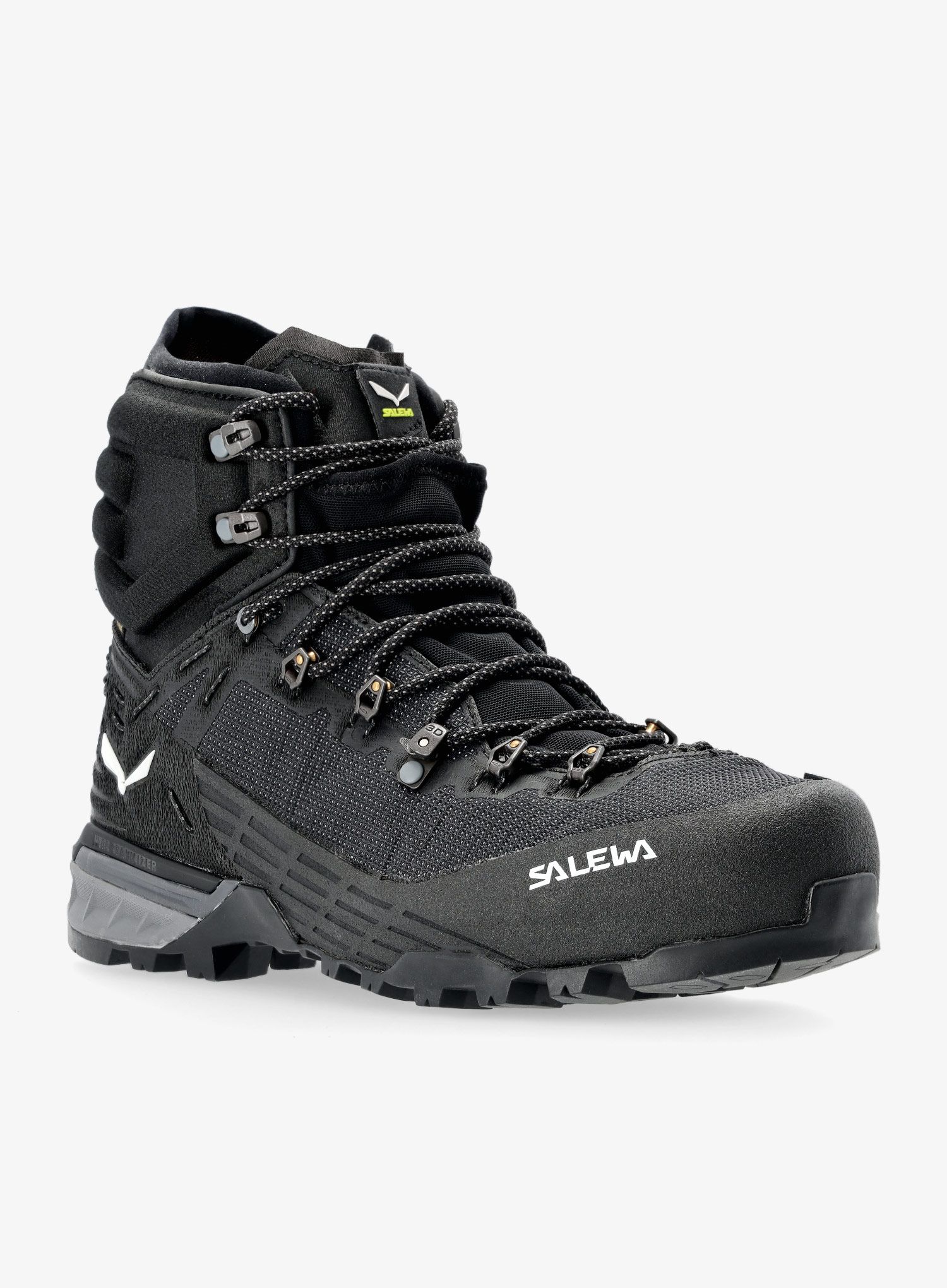 Ženske cipele za poluautomatske dereze Salewa Ortles Edge Mid GTX - black/black