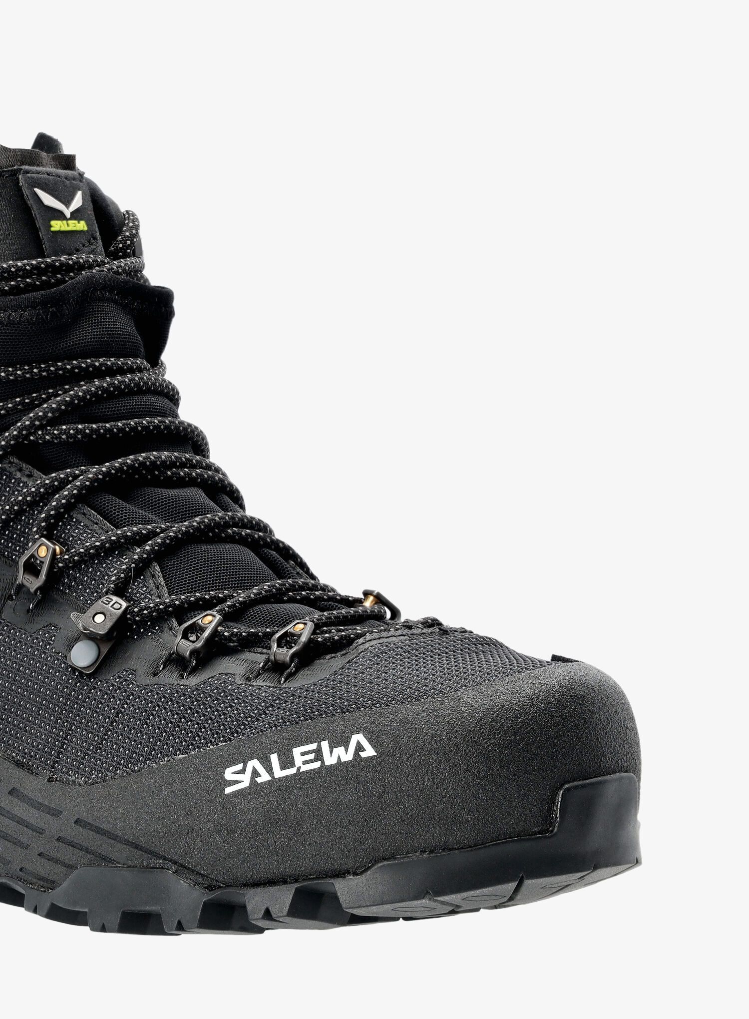 Ženske cipele za poluautomatske dereze Salewa Ortles Edge Mid GTX - black/black