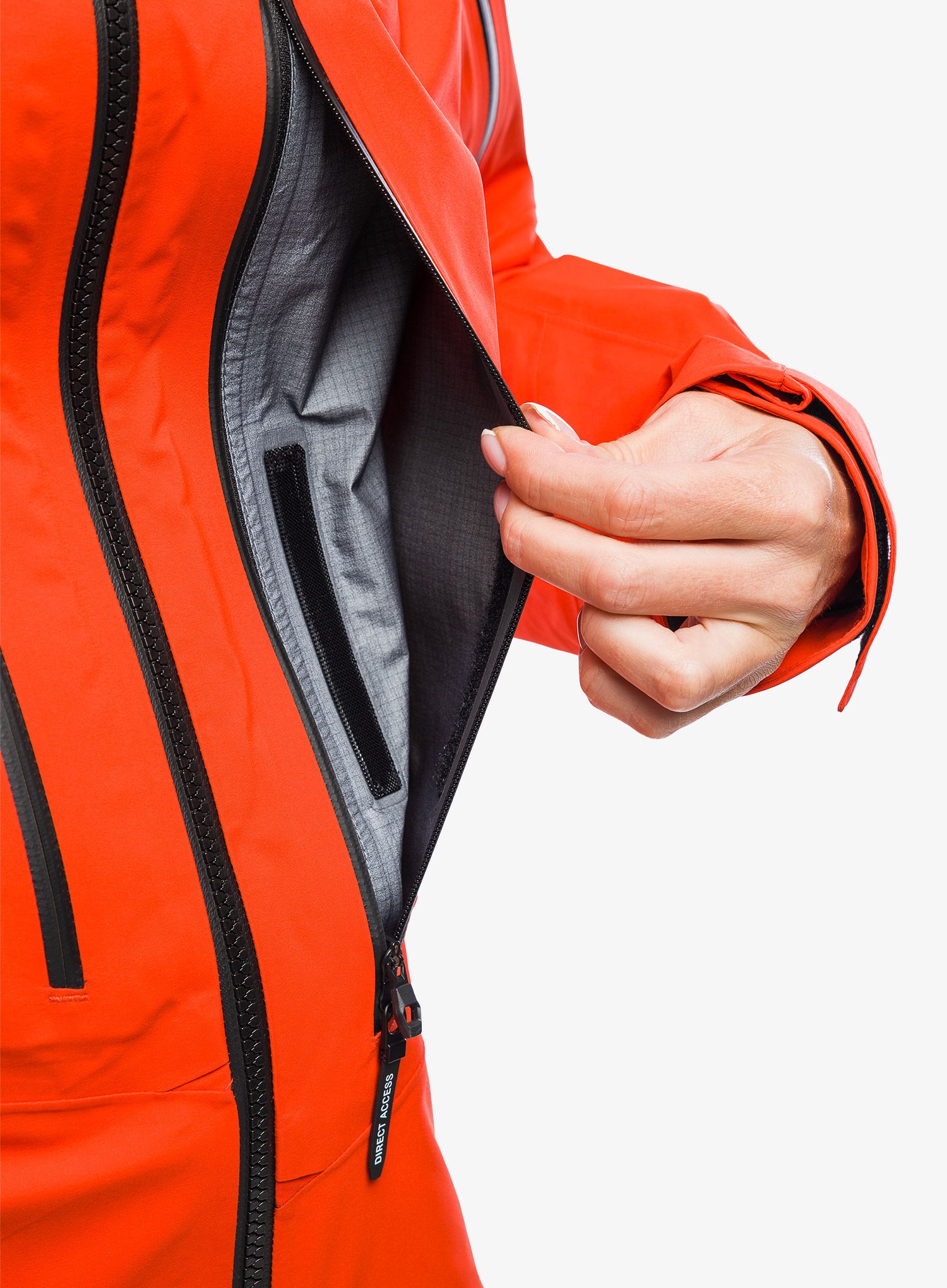 Ženska jakna Salewa Ortles GTX Pro Jacket - flame/flame
