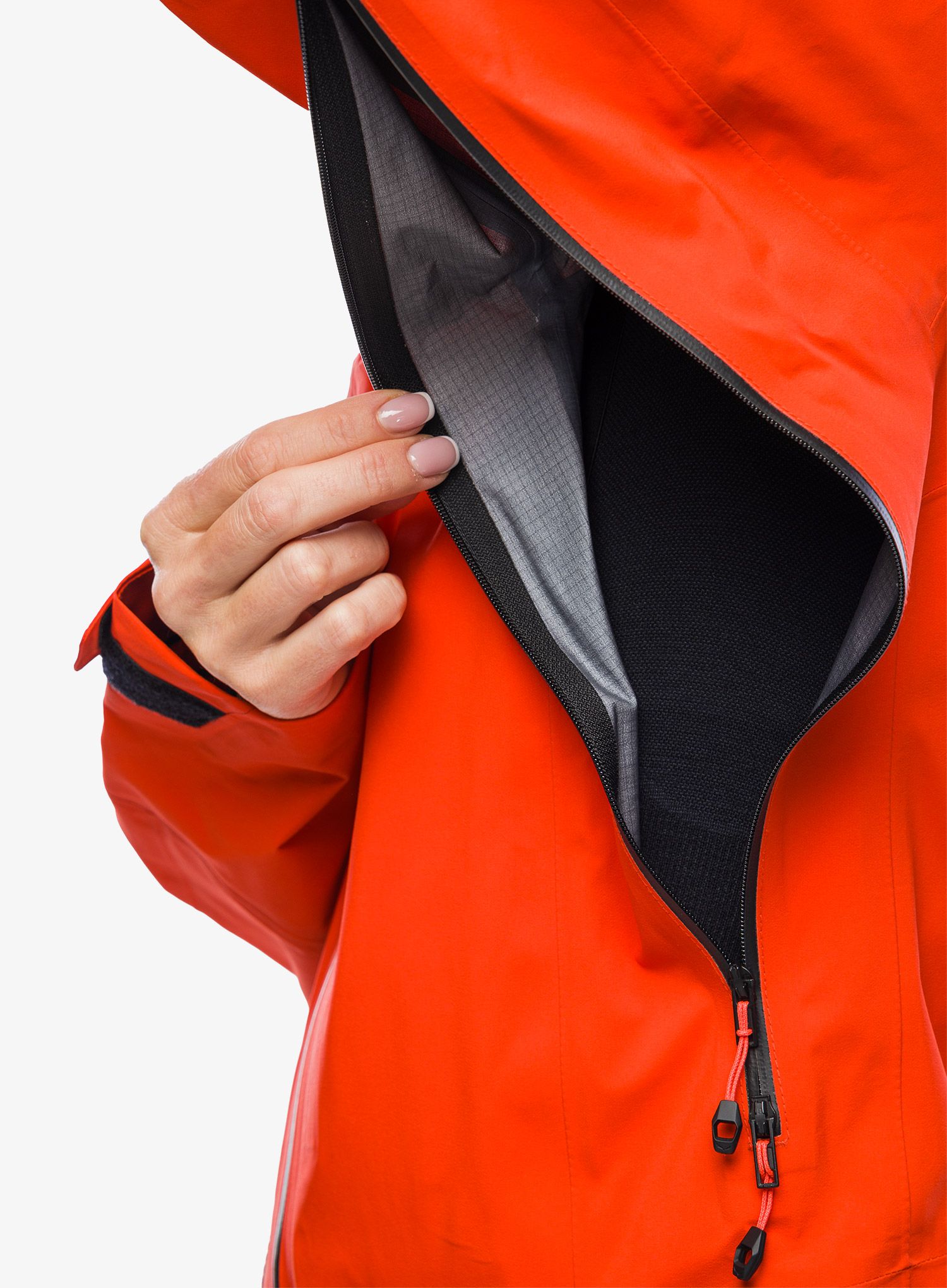 Ženska jakna Salewa Ortles GTX Pro Jacket - flame/flame