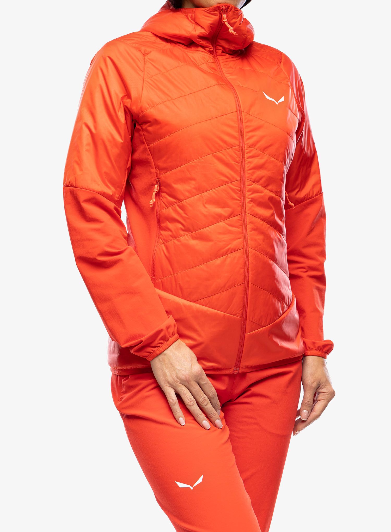 Ženska jakna Salewa Ortles Hyb TWR Jacket - flame