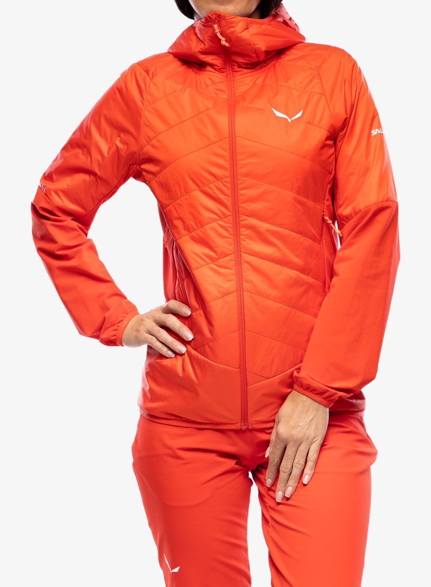 Ženska jakna Salewa Ortles Hyb TWR Jacket - flame