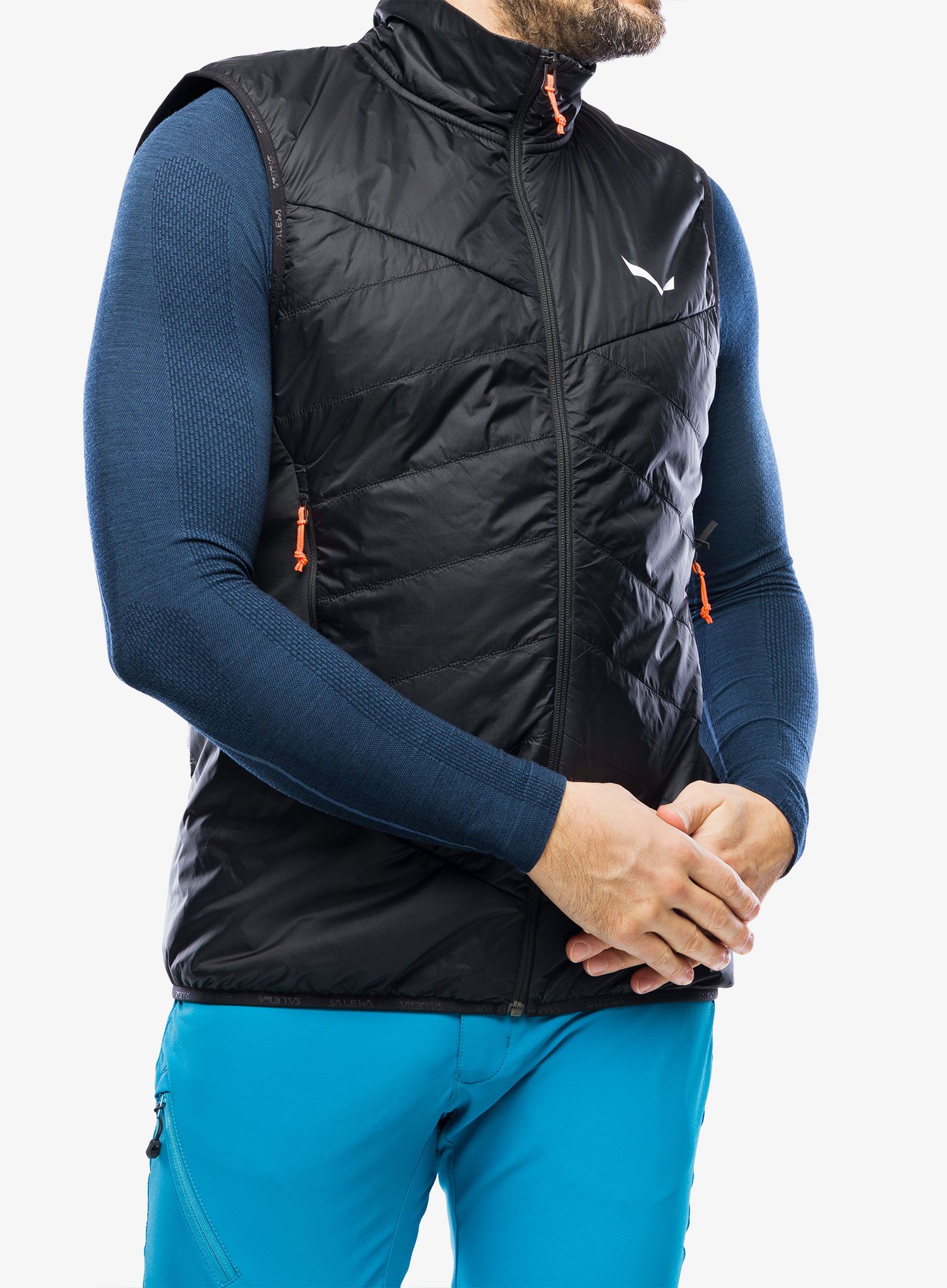 Prsluk s postavom Salewa Ortles Hyb TWR Vest - black out