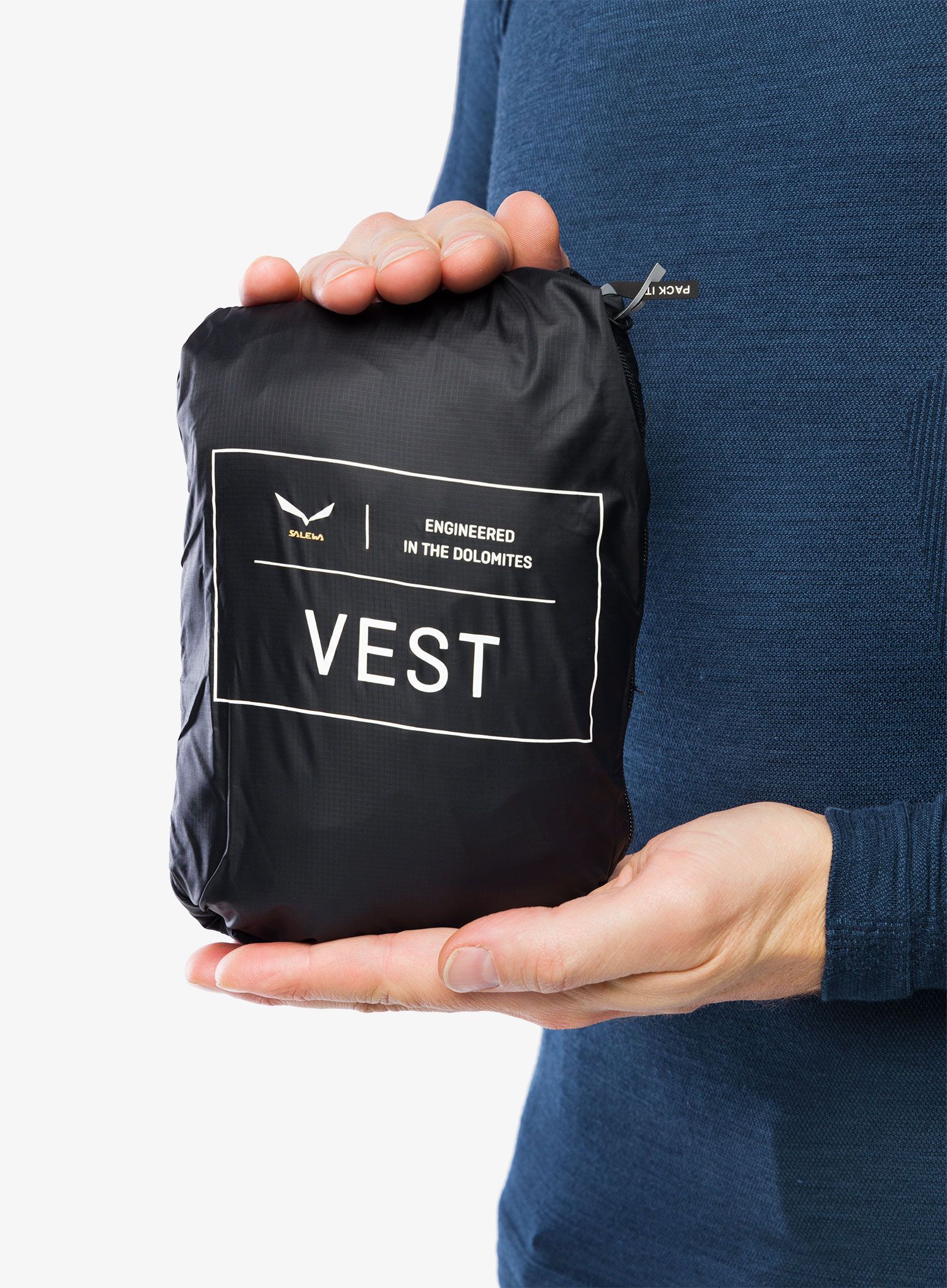 Prsluk s postavom Salewa Ortles Hyb TWR Vest - black out