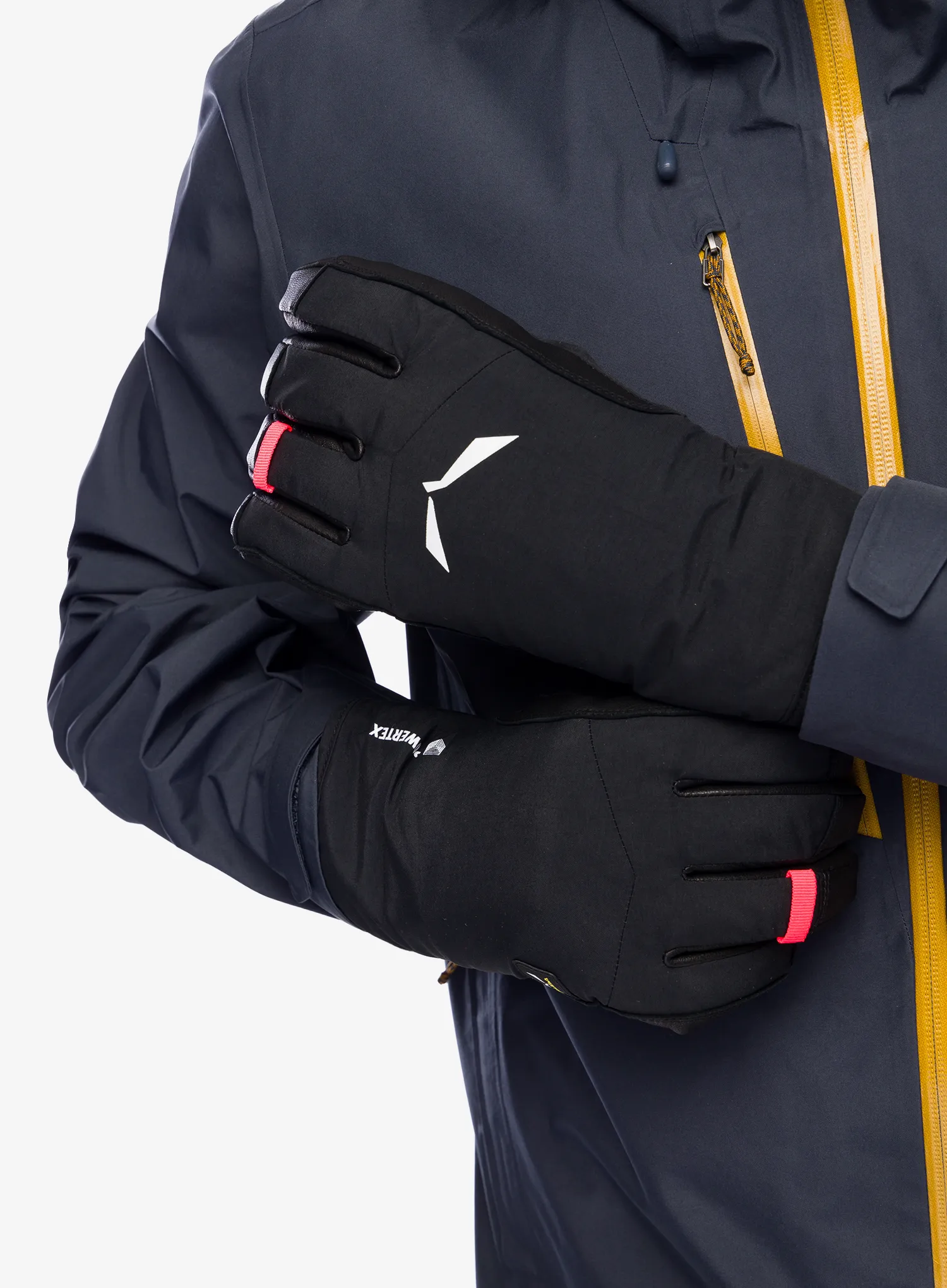 Ženske rukavice Salewa Ortles PTX/TWR Gloves - black out
