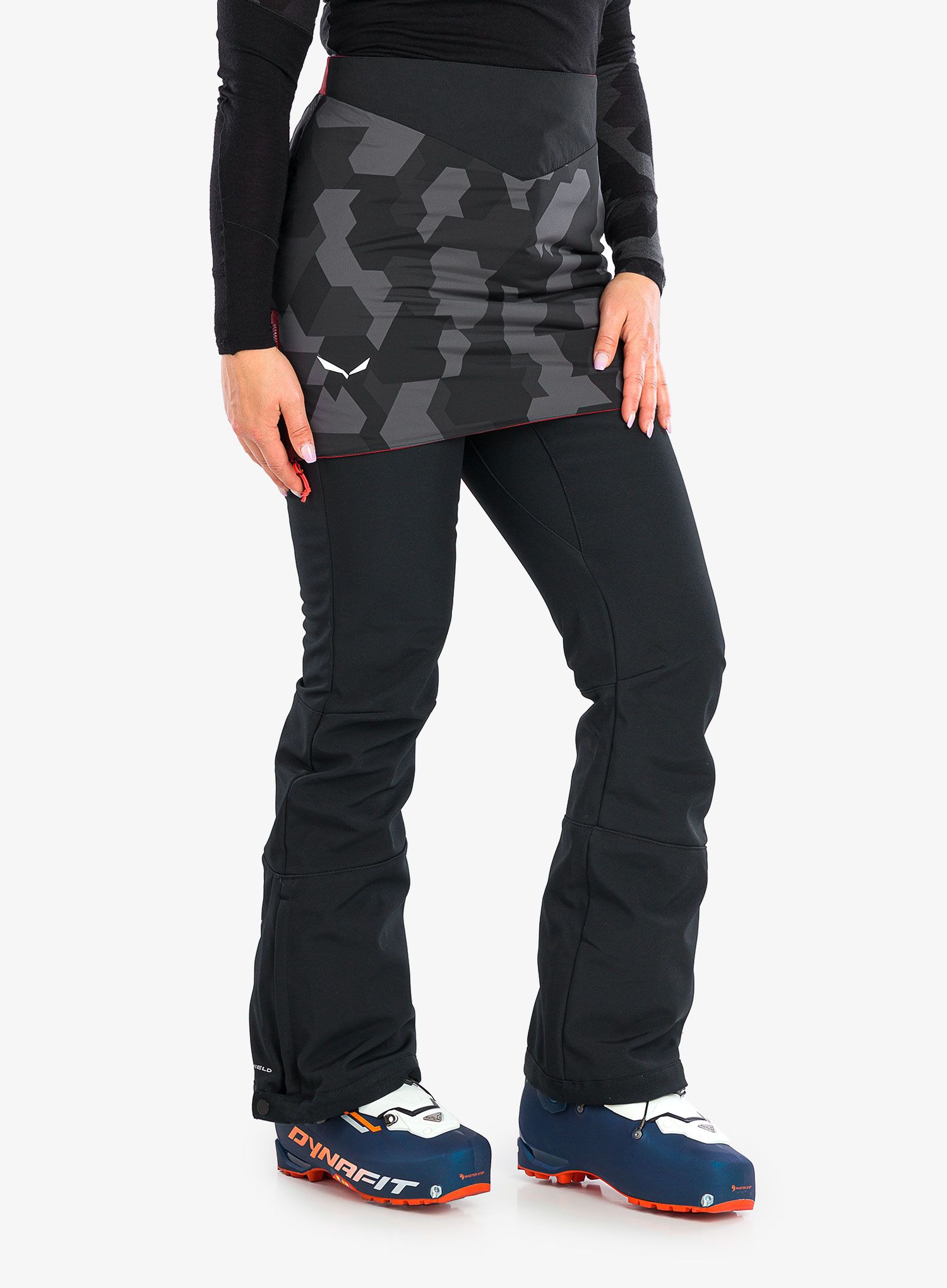 Suknja s postavom Salewa Ortles Twr Stretch Skirt - syrah/black out