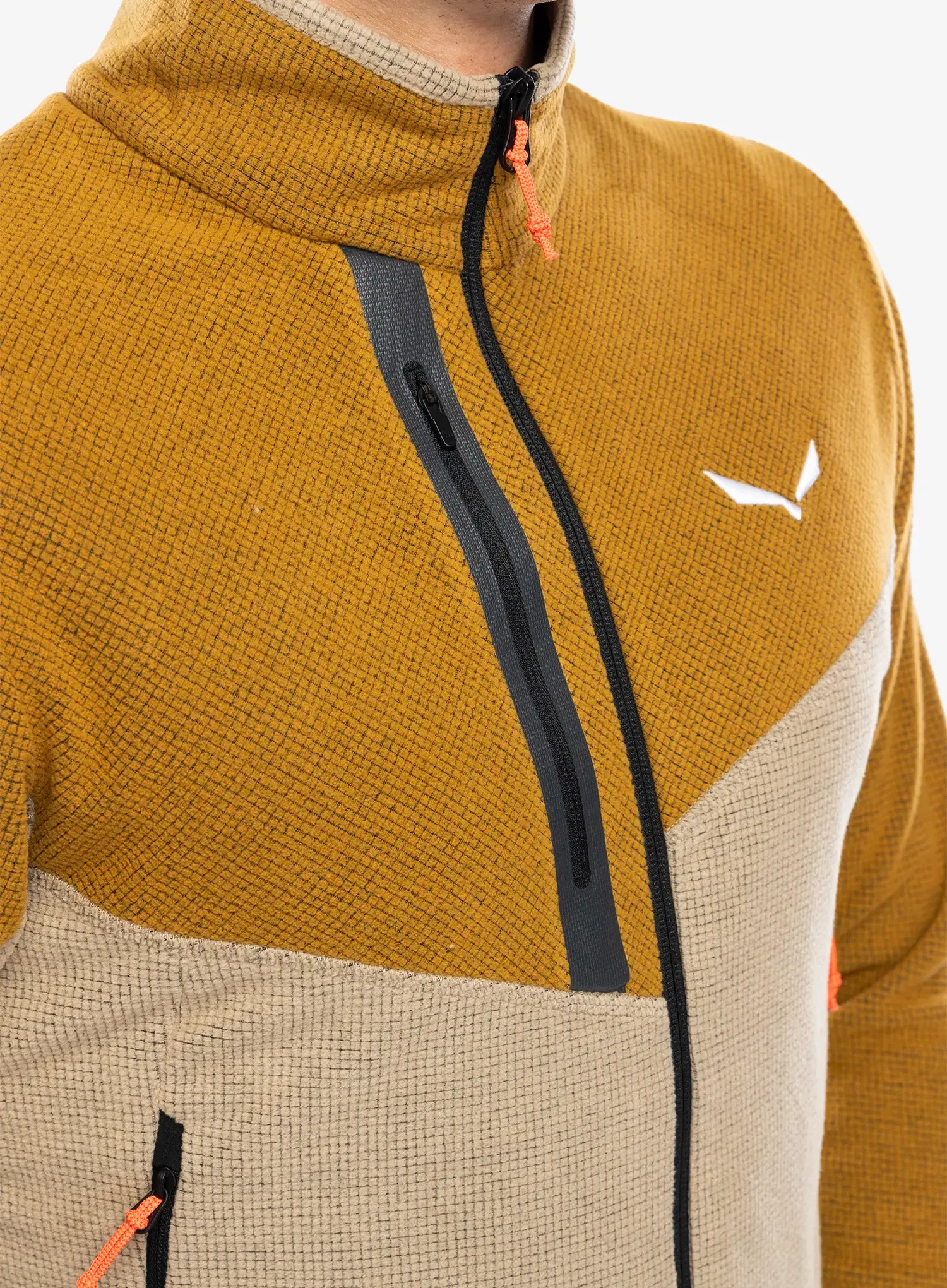 Dukserica od flisa Salewa Paganella Jacket  - brown/quicksand