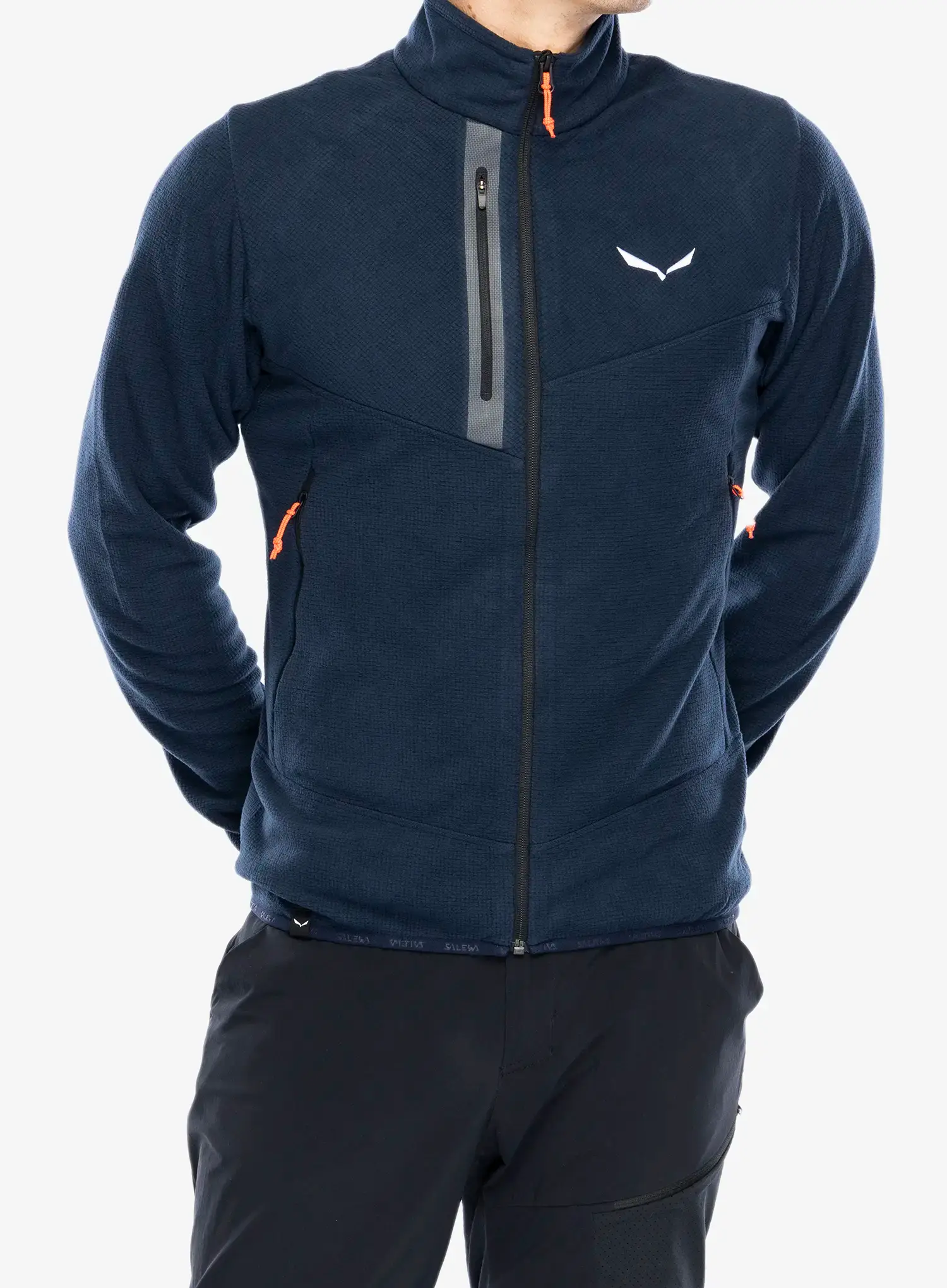 Dukserica na otkopčavanje Salewa Paganella Jacket - navy blazer