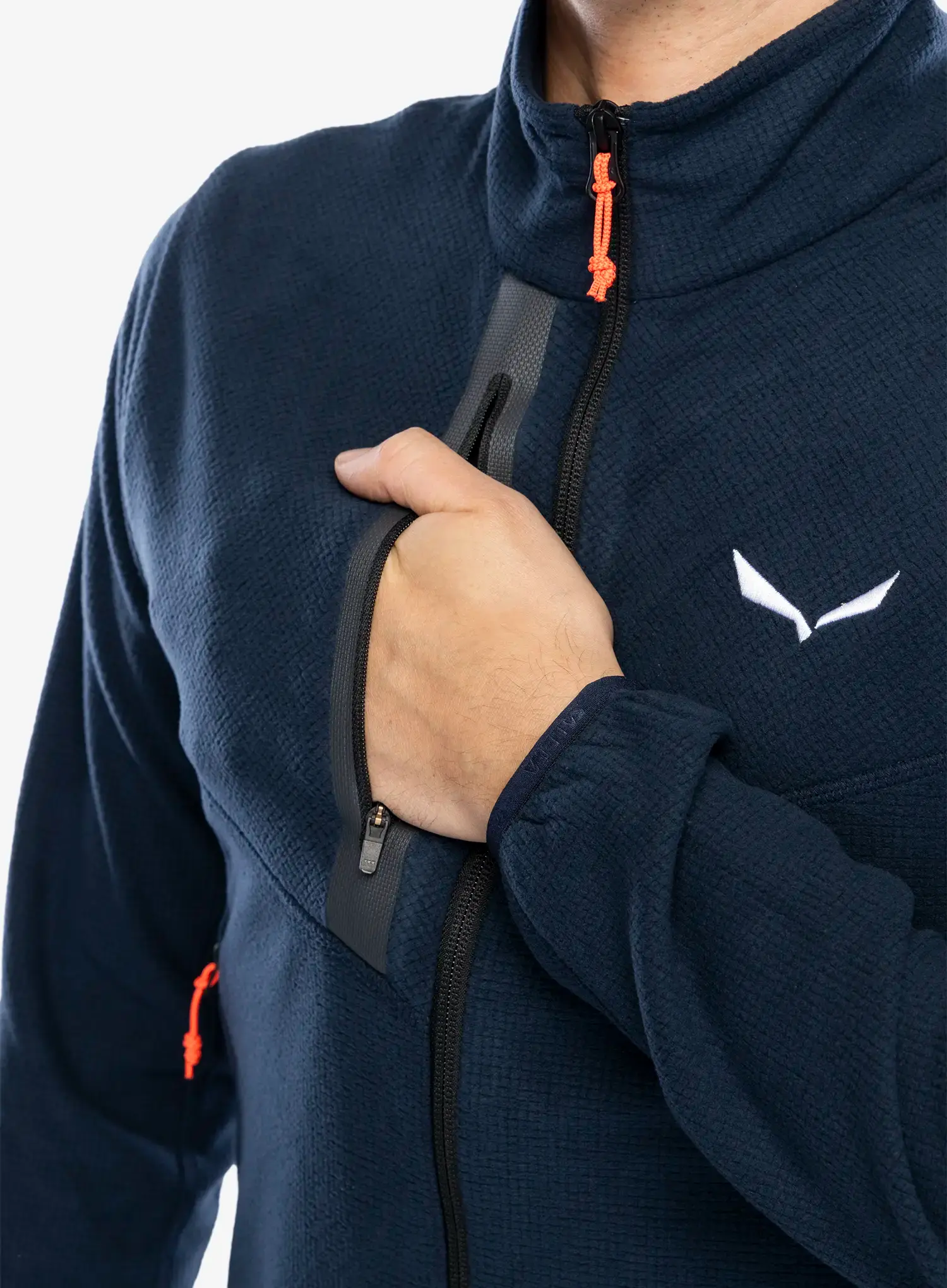 Dukserica na otkopčavanje Salewa Paganella Jacket - navy blazer