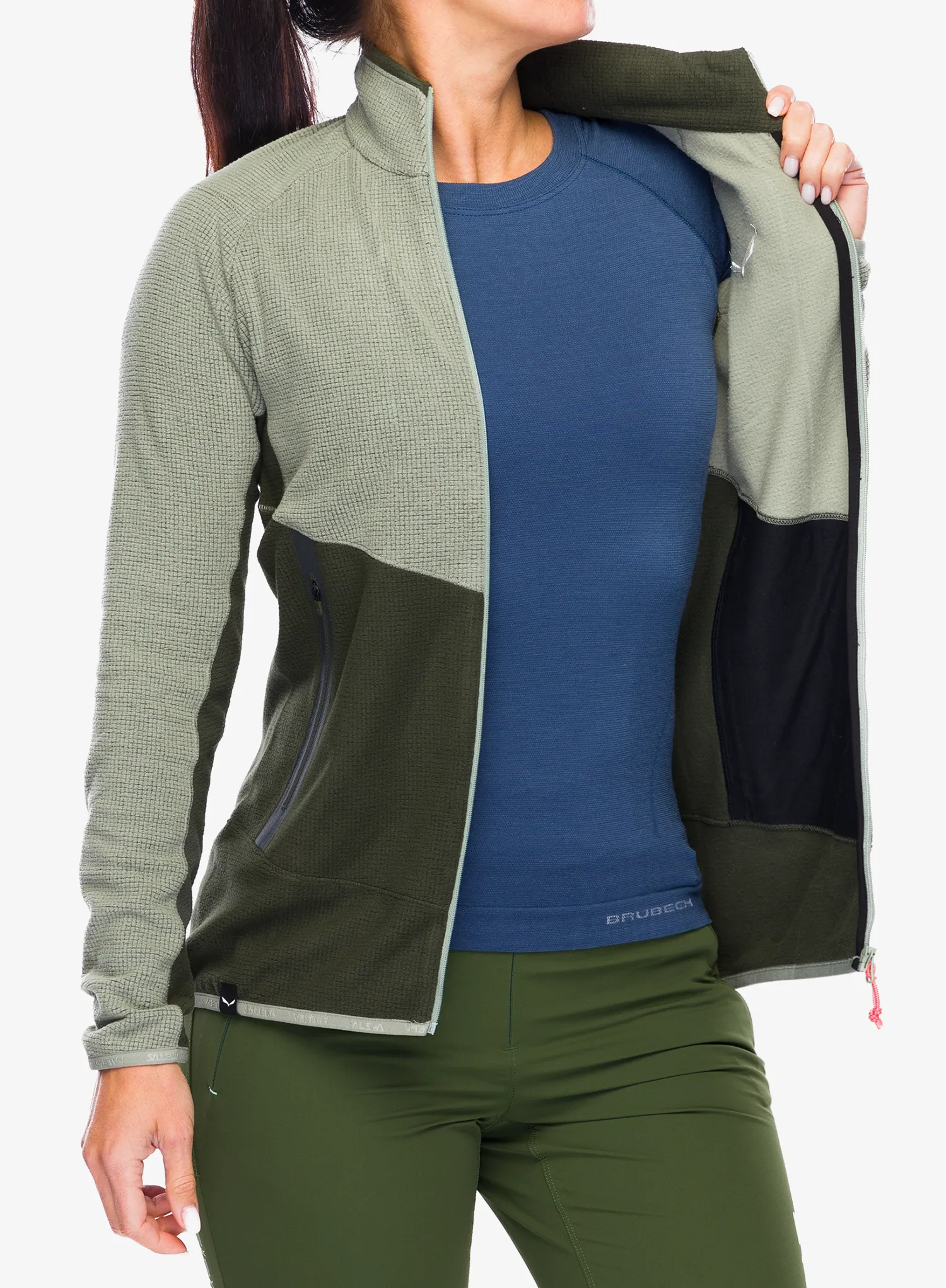 Ženska dukserica na otkopčavanje Salewa Paganella Jacket - shadow