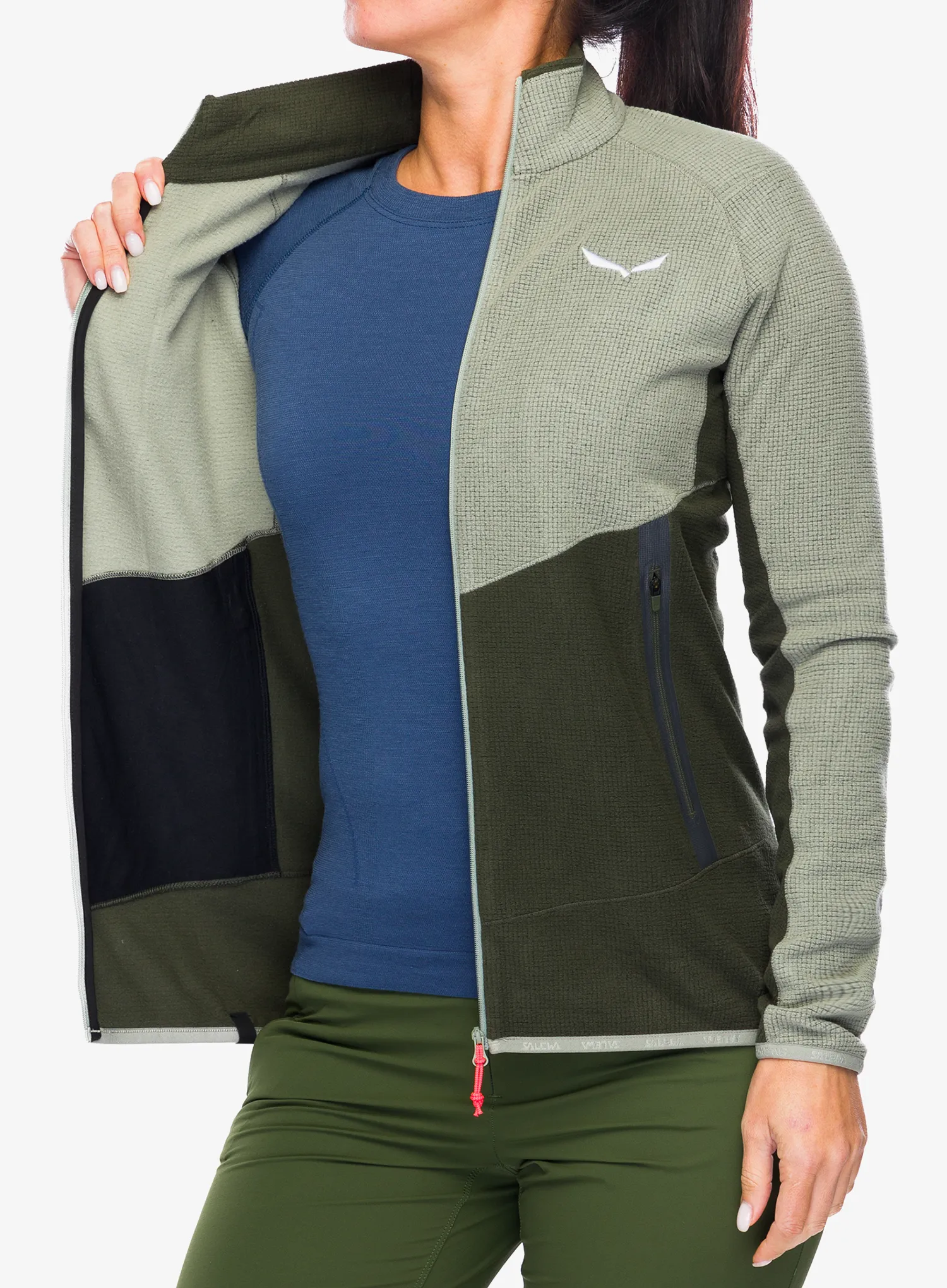Ženska dukserica na otkopčavanje Salewa Paganella Jacket - shadow
