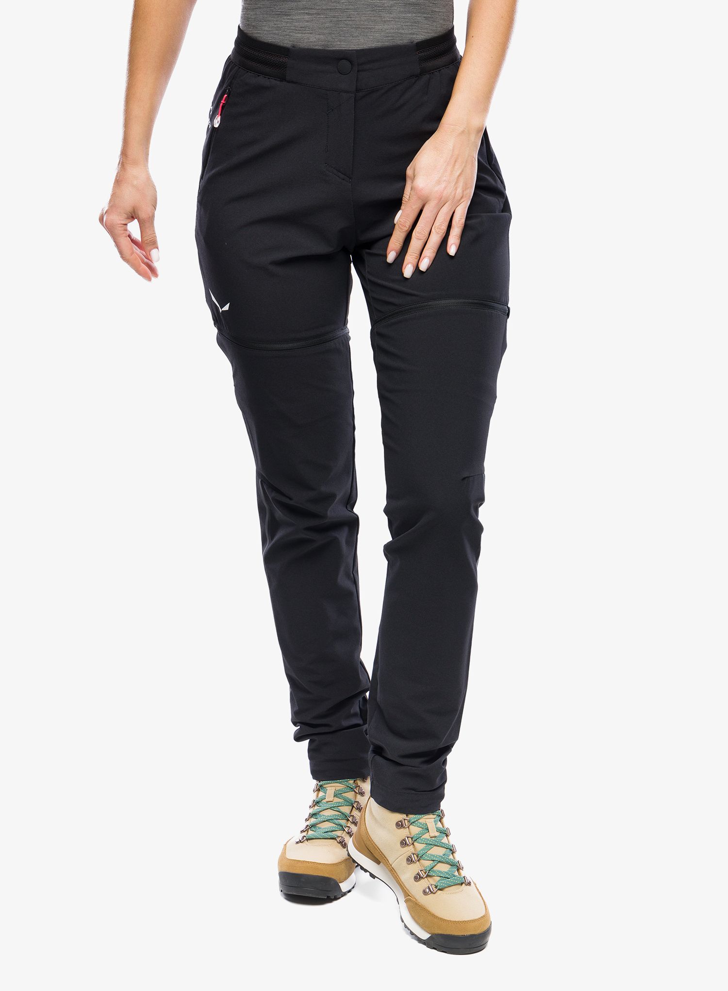 Ženske planinarske hlače Salewa Pedroc 2 DST 2/1 Pant - black