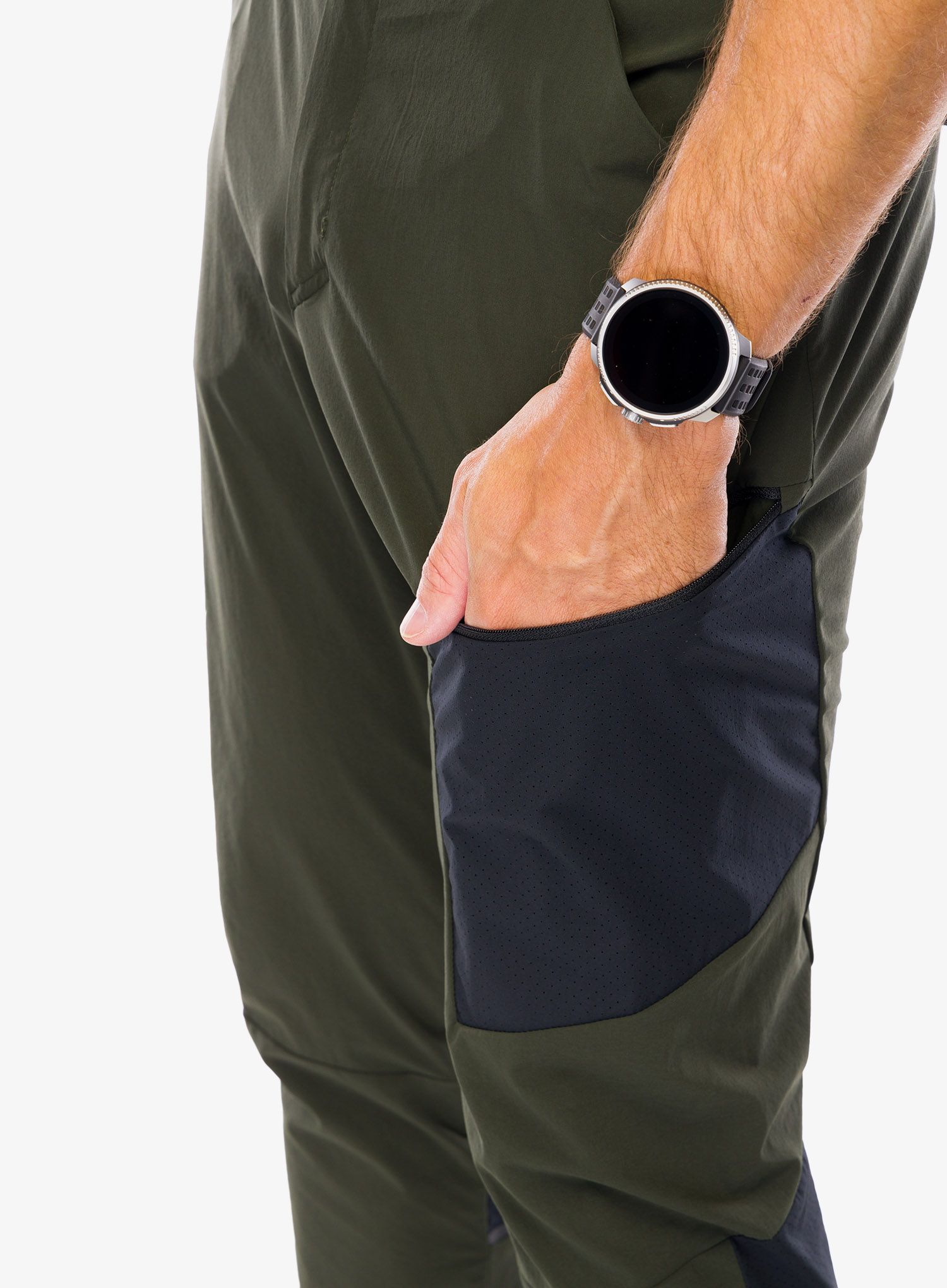 Planinarske hlače Salewa Pedroc 2 DST Light Pant - dark olive