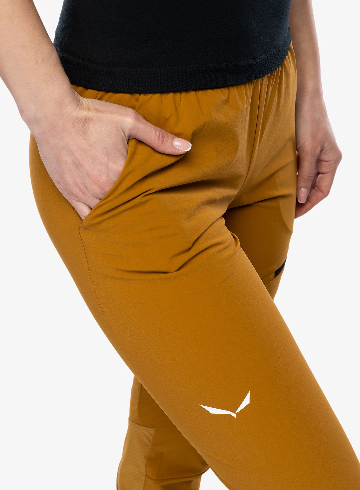 Ženske hlače Salewa Pedroc 2 DST Light Pant - golden brown