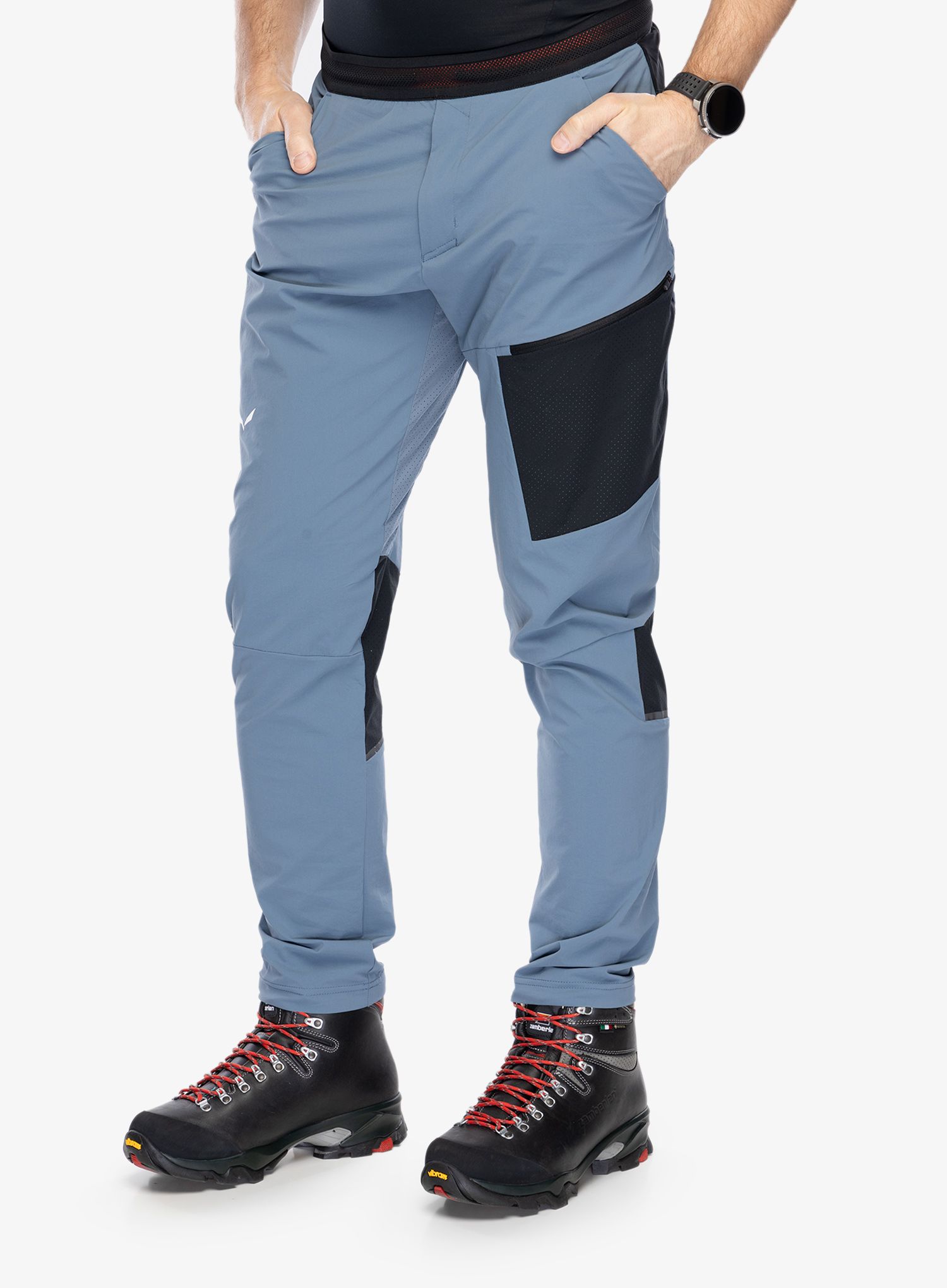 Softshell hlače Salewa Pedroc 2 DST Light Pant - java blue