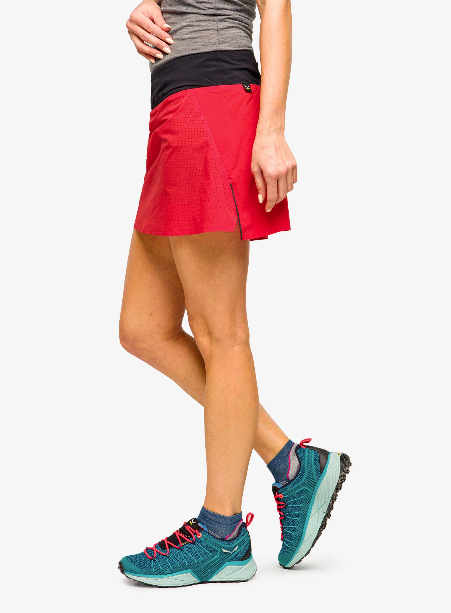 Planinarska suknja Salewa Pedroc 2 DST Skort - flame