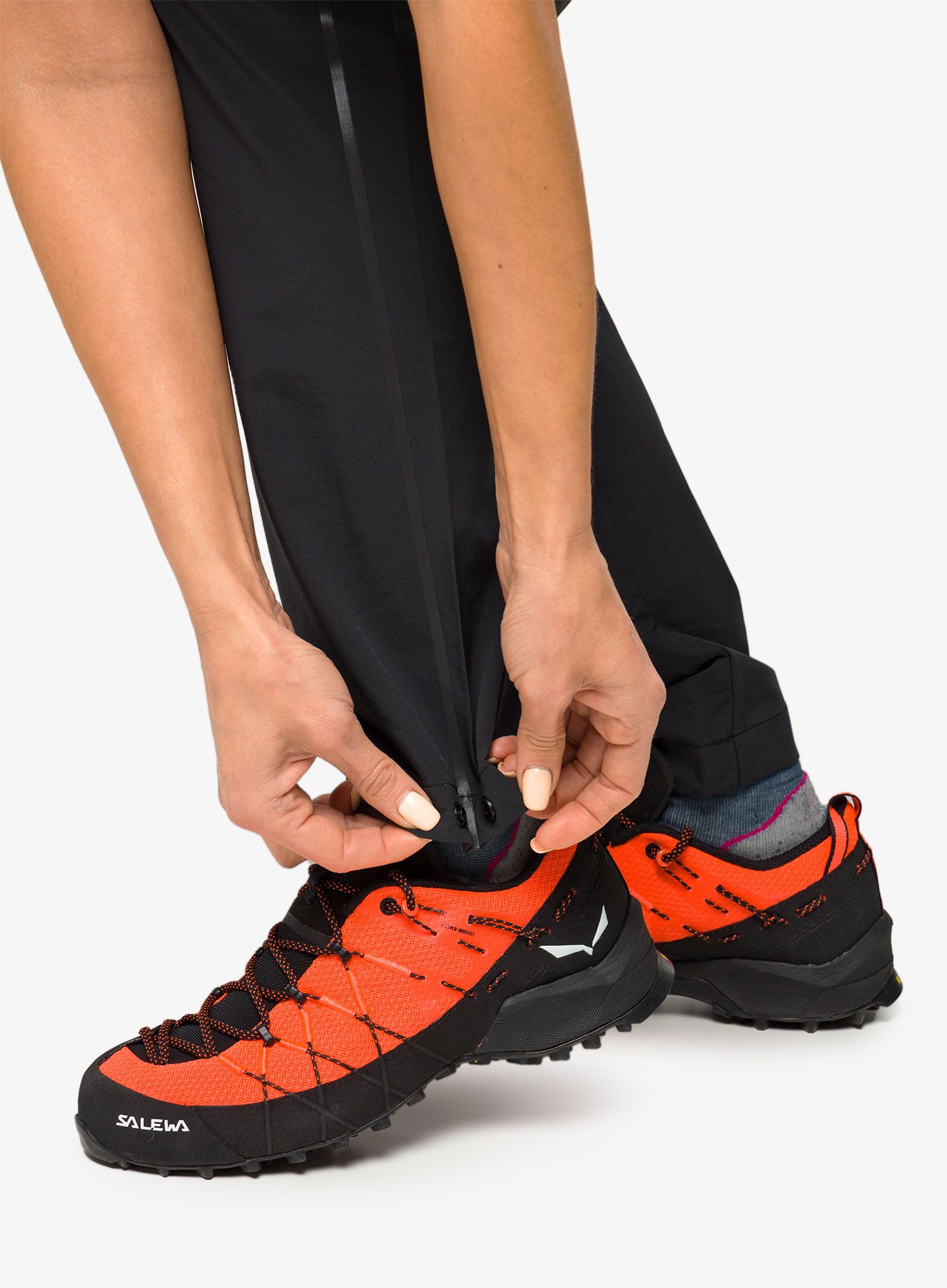 Ženske hlače Salewa Pedroc 4 DST Regular Pant - black out