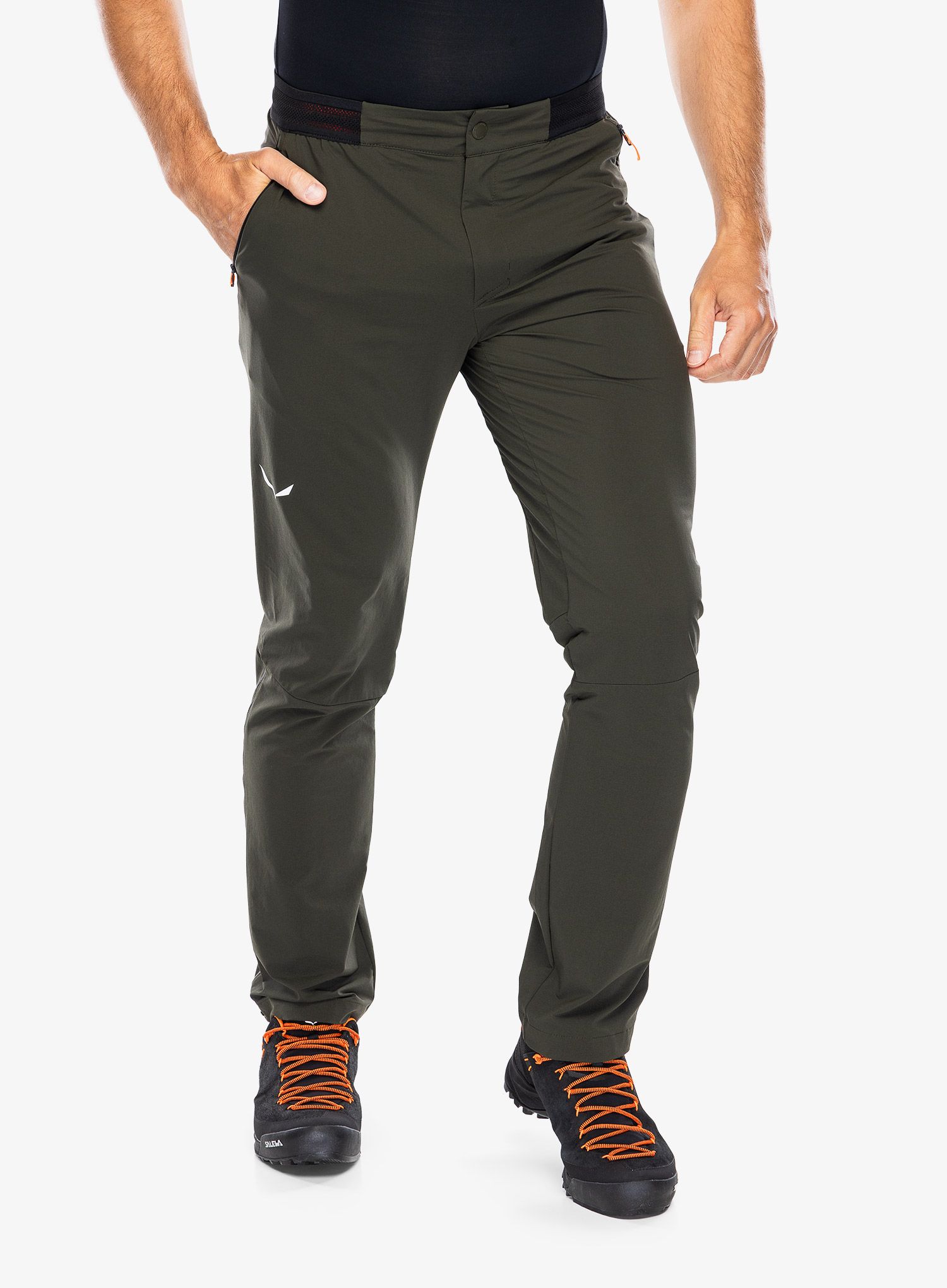 Hlače Salewa Pedroc 4 DST Regular Pant - dark olive