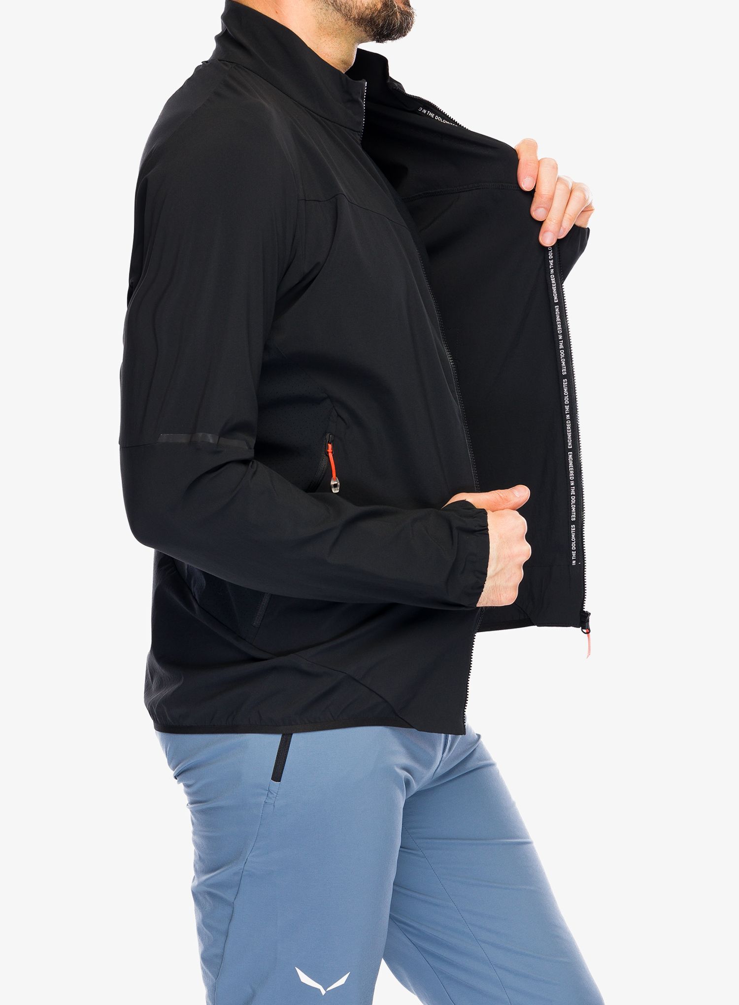 Softshell jakna Salewa Pedroc DST Light Jacket - black out
