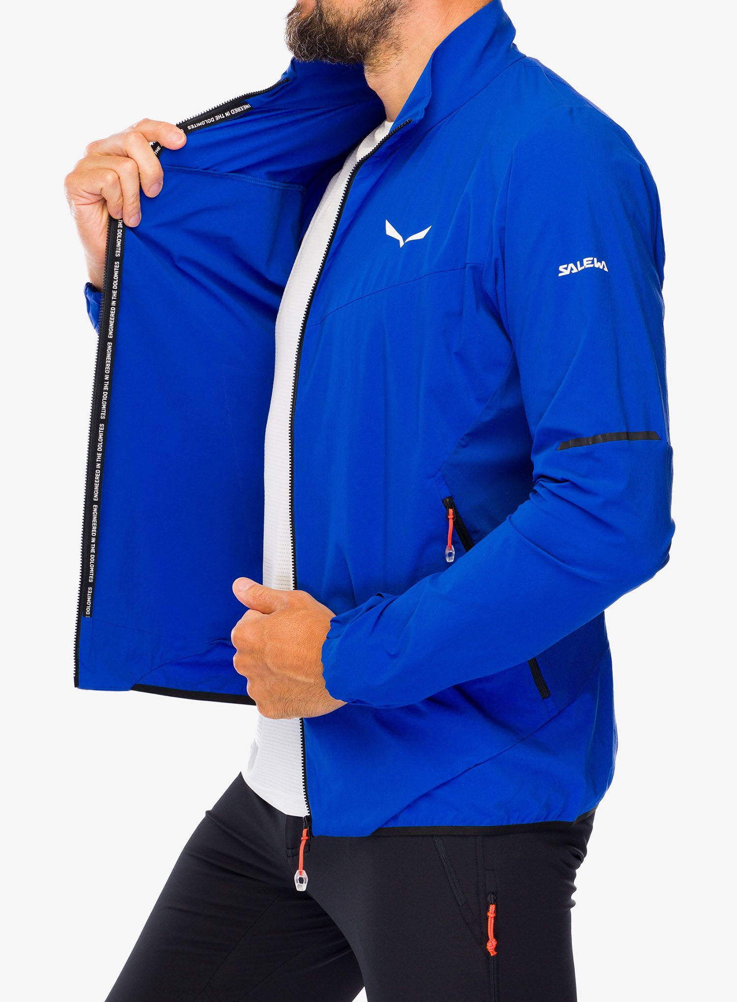 Softshell jakna Salewa Pedroc DST Light Jacket - electric