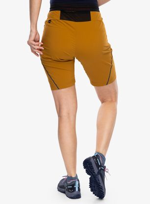 Ženske planinarske kratke hlače Salewa Pedroc DST Shorts - golden brown