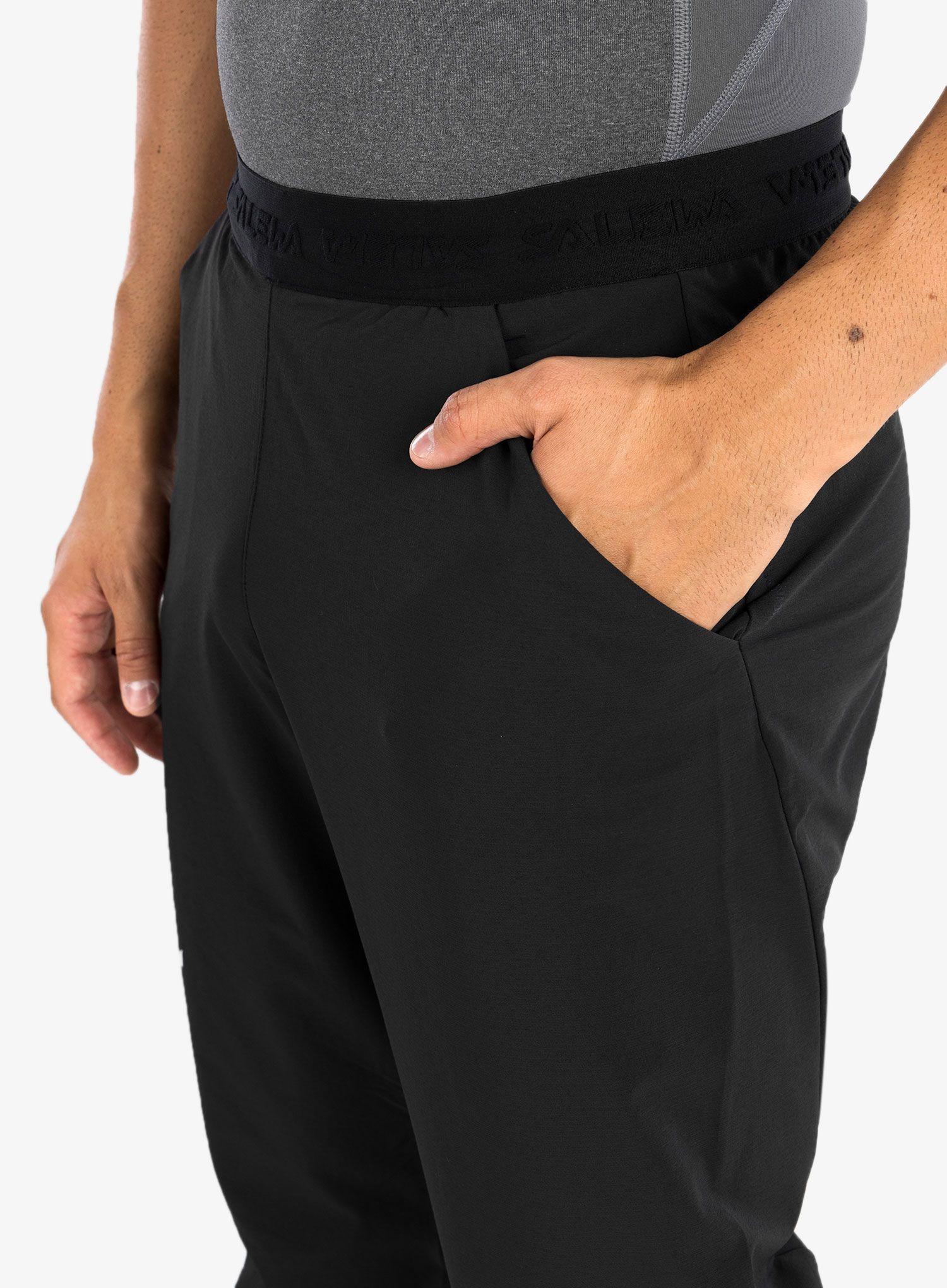 Planinarske hlače Salewa Pedroc DST WO Pants - black out
