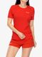 Ženska brzosušeća majica Salewa Pedroc Dry Hyb T-Shirt - flame