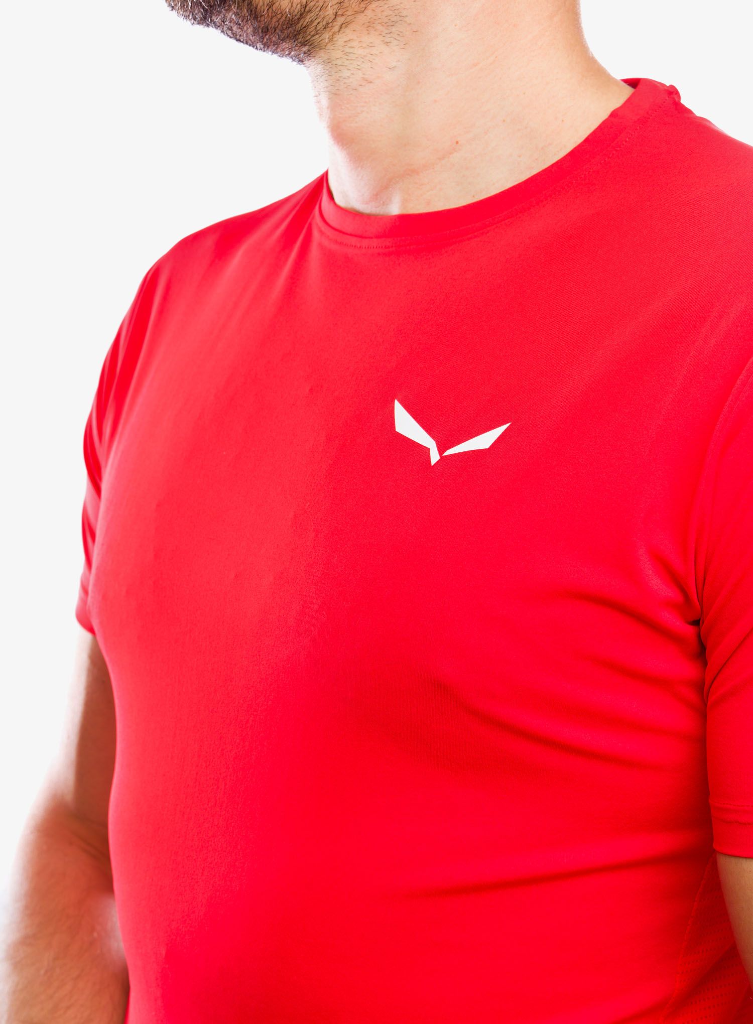 Brzosušeća majica Salewa Pedroc Dry Hyb T-Shirt - flame