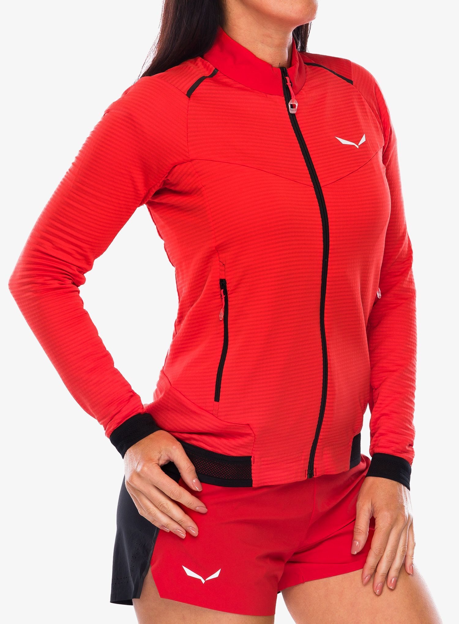 Ženska dukserica od flisa Salewa Pedroc PL 2 Jacket - flame