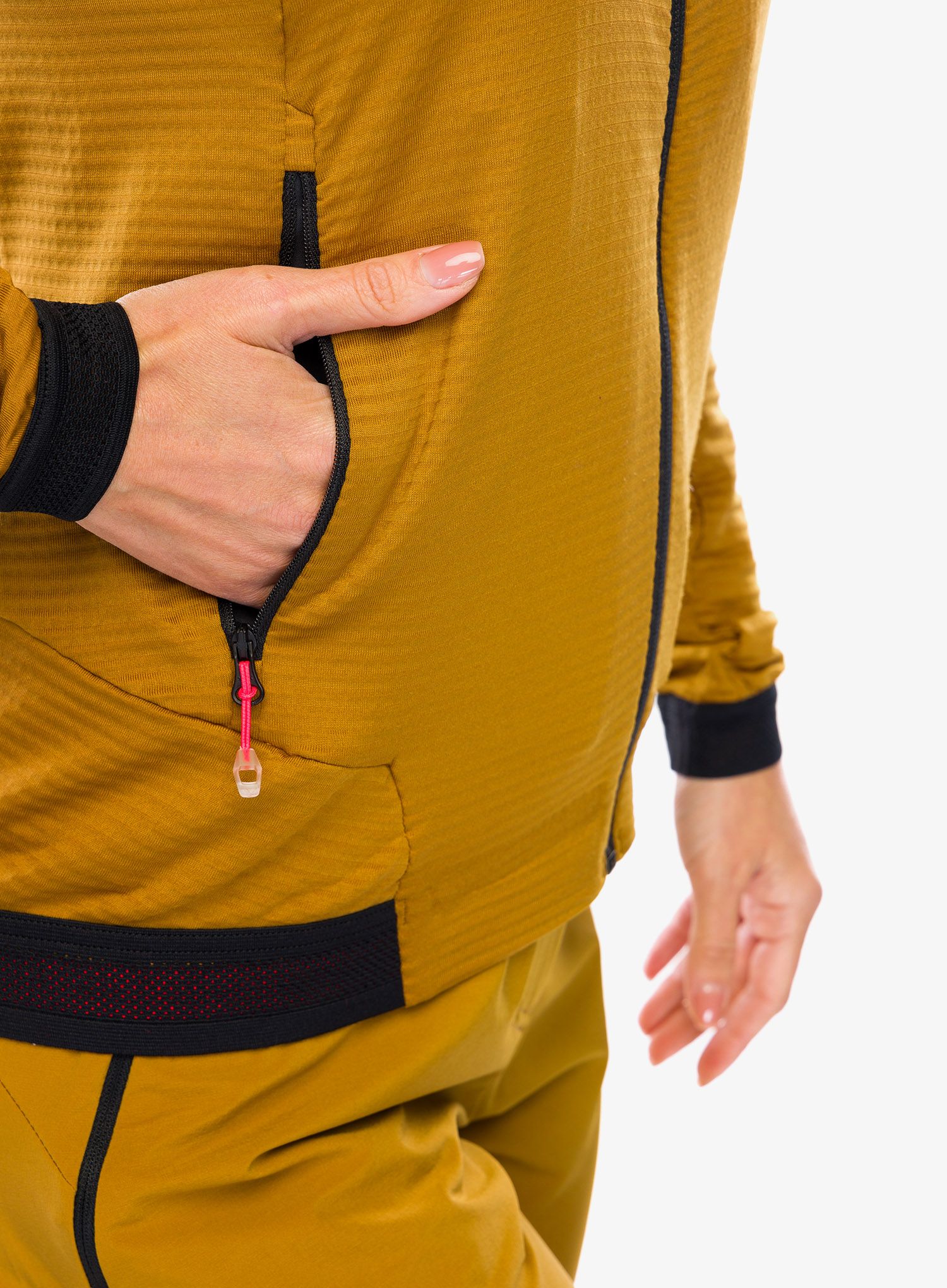 Ženska dukserica na otkopčavanje Salewa Pedroc PL 2 Jacket - golden brown