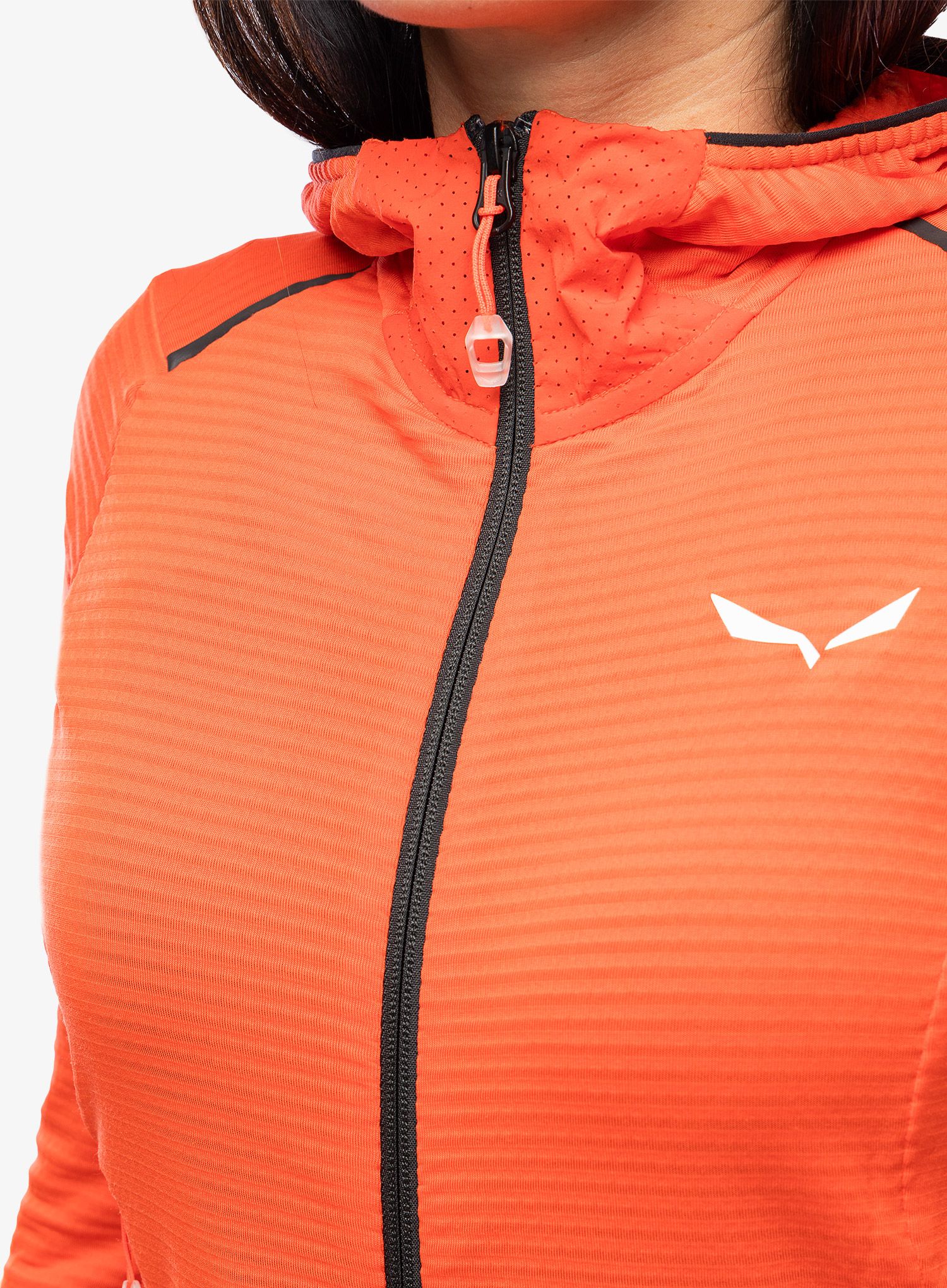 Ženska dukserica Salewa Pedroc PL Hooded Jacket - flame