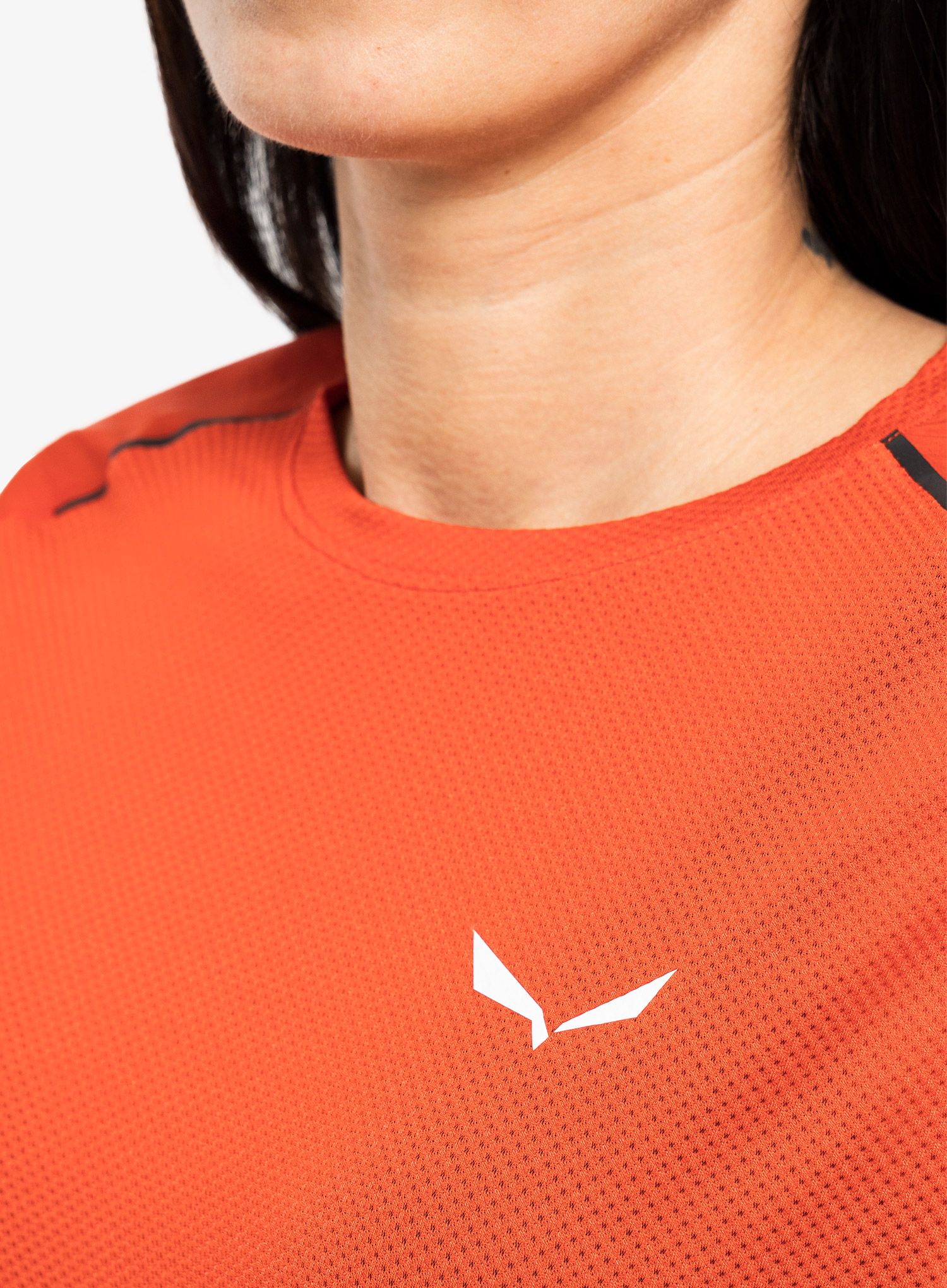 Ženska majica Salewa Pedroc PTC Delta T-Shirt - flame