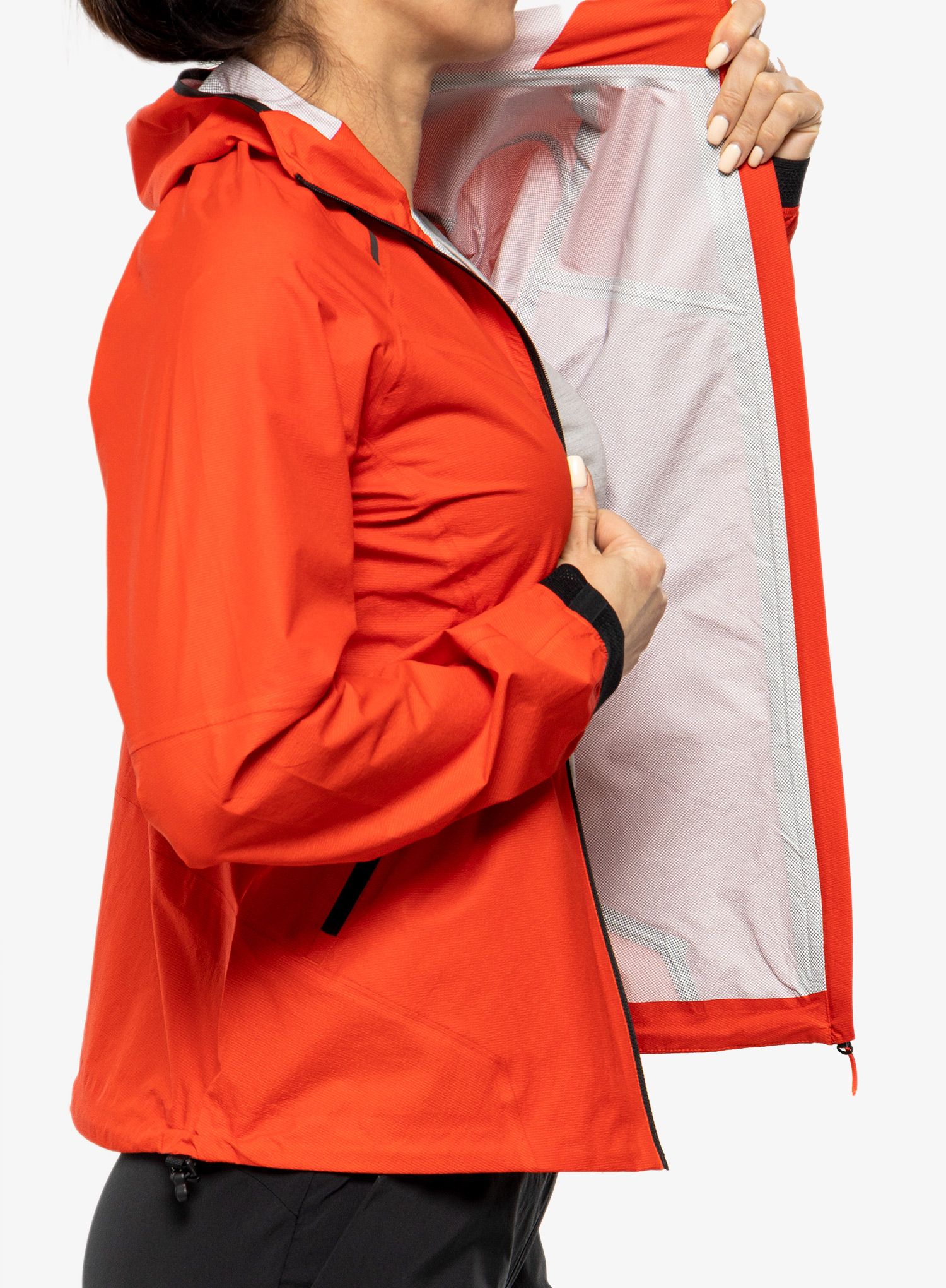 Ženska jakna Salewa Pedroc PTX 2,5L Light Jacket - flame