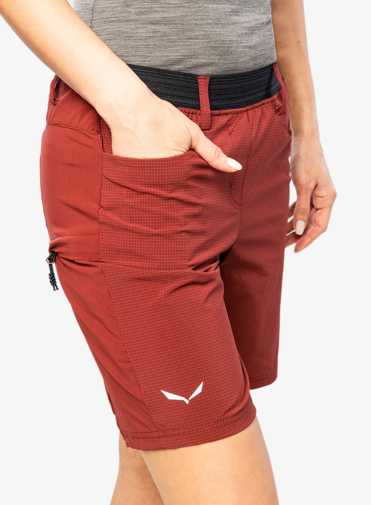 Ženske kratke hlače Salewa Puez 3 DST Shorts - syrah