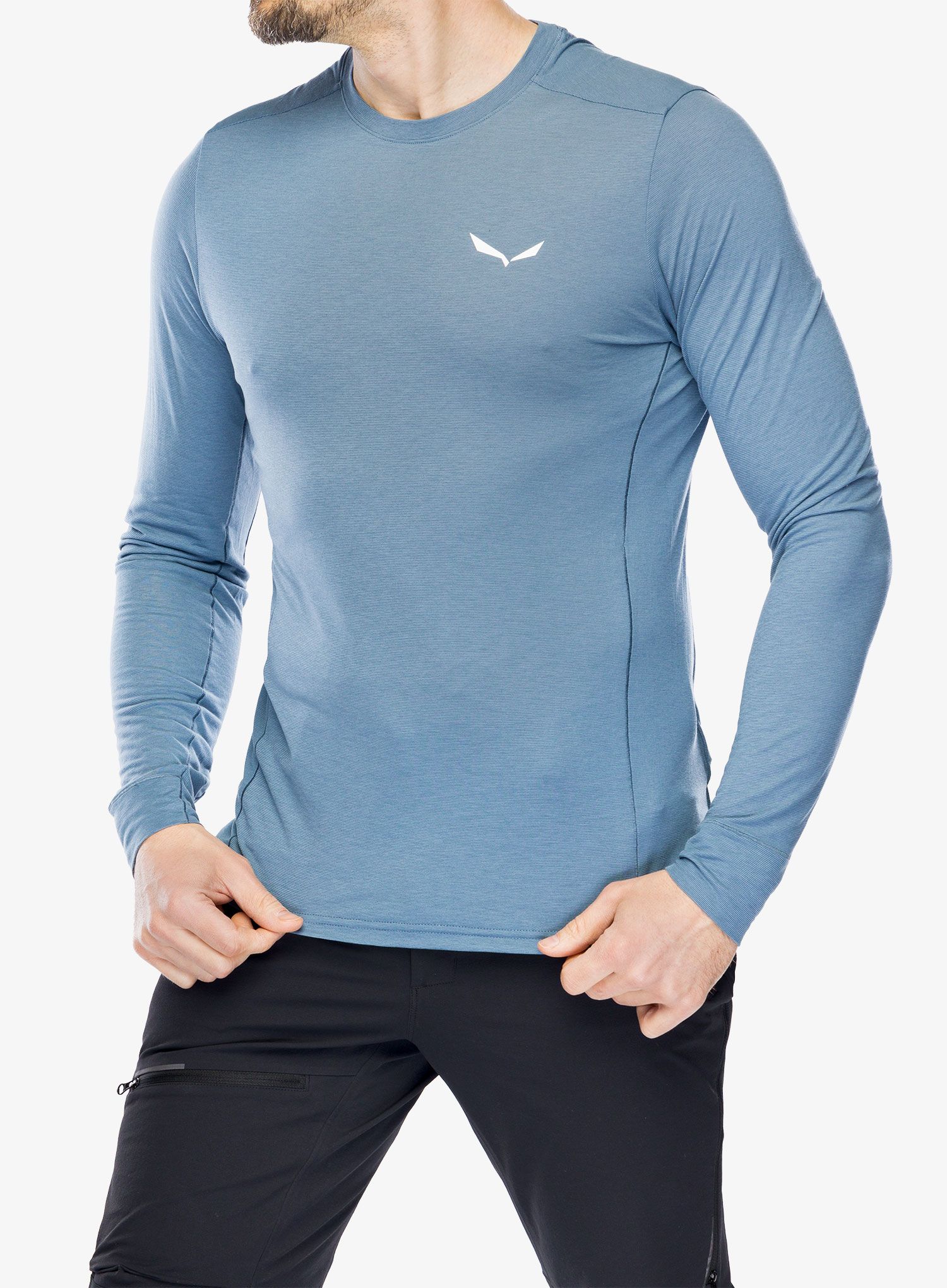Termoaktivna dukserica Salewa Puez Dry Tee - java blue