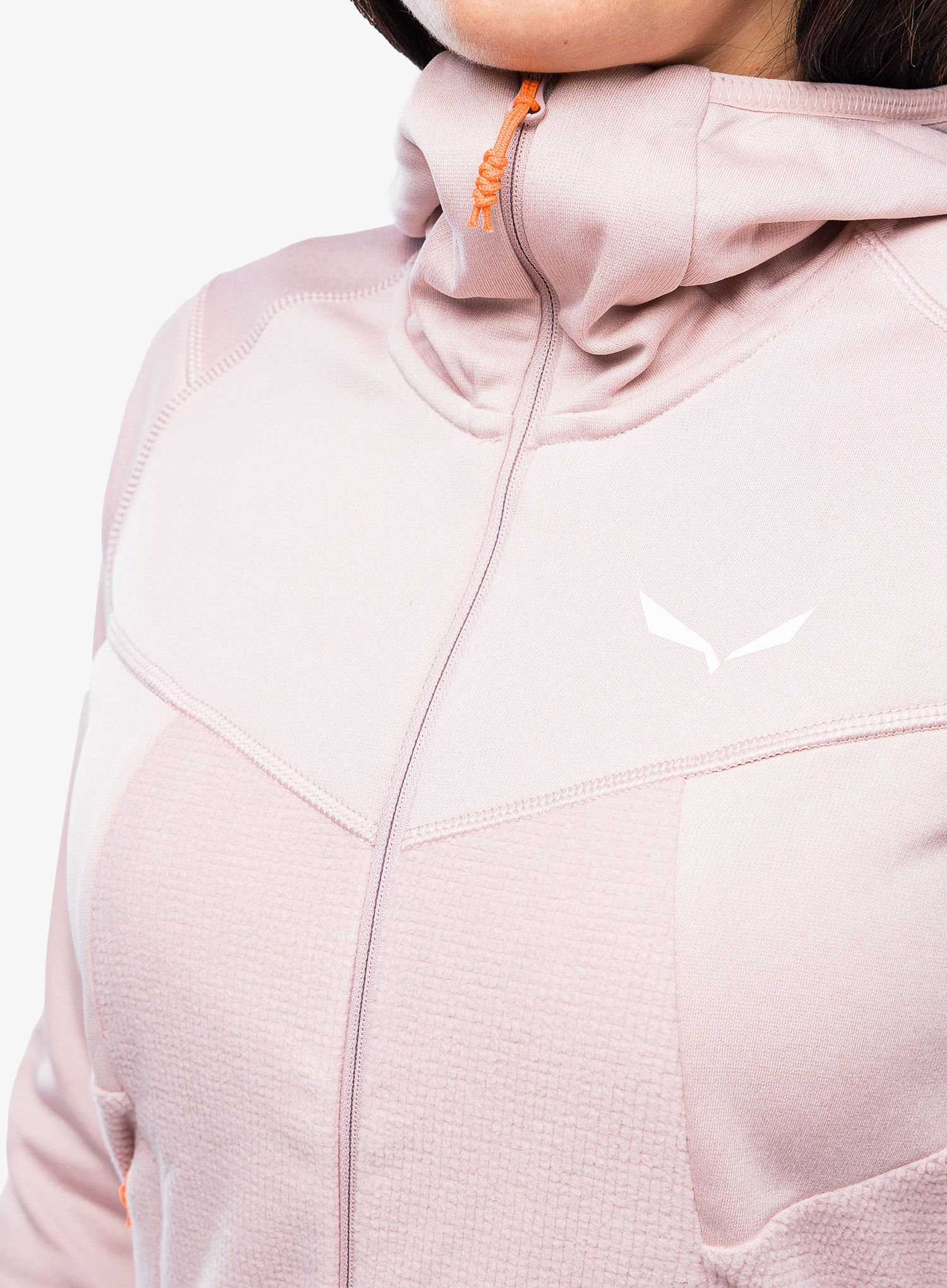 Ženska dukserica Salewa Puez Hybrid PL HD Jacket - zephyr