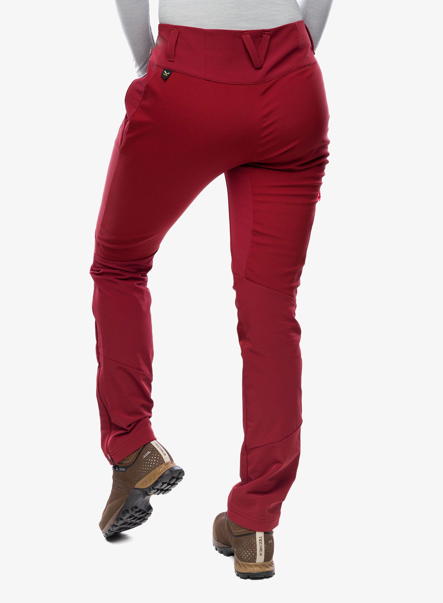 Ženske hlače Salewa Puez Orval 2 DST Pant - syrah