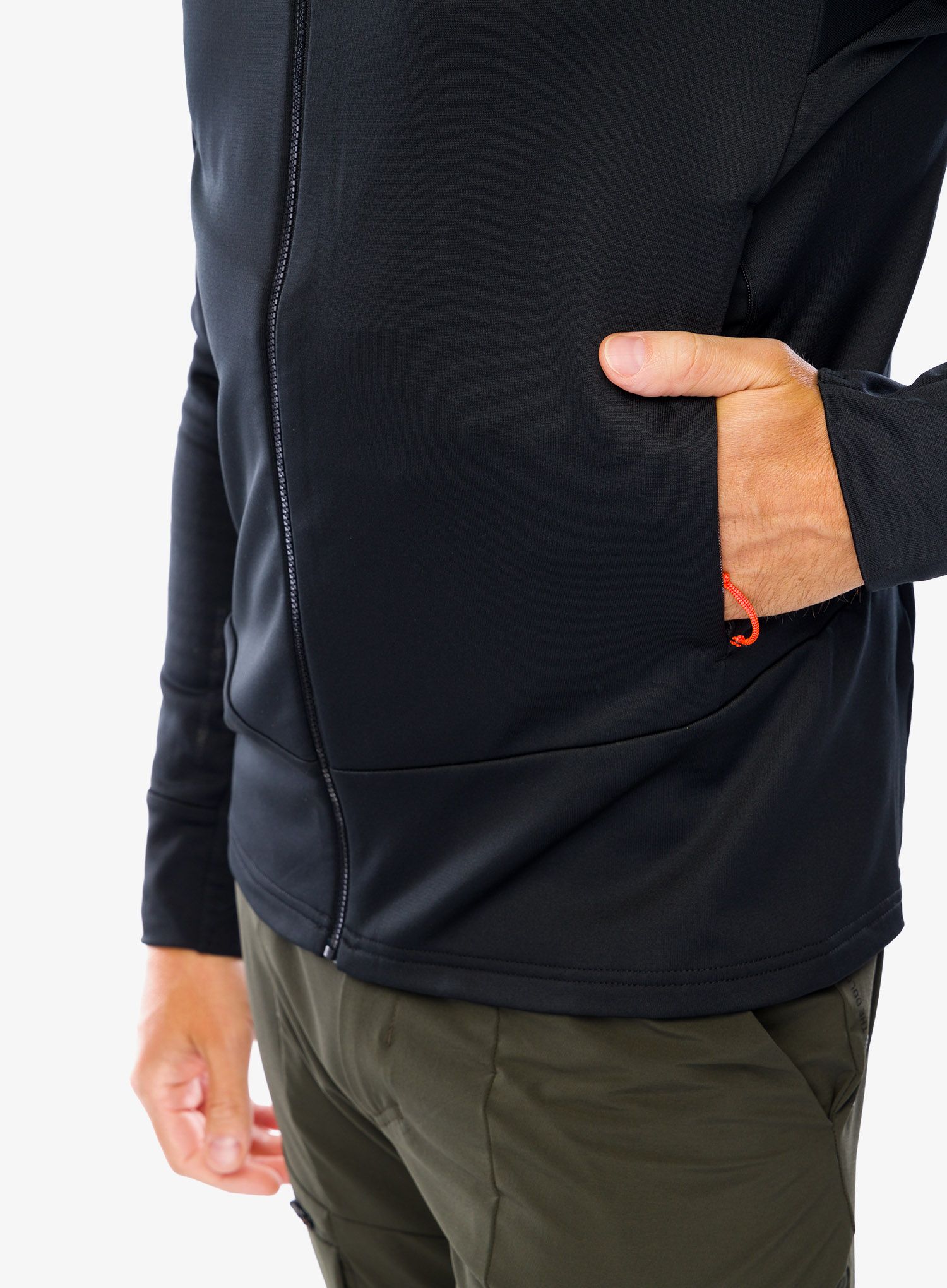 Jakna od flisa Salewa Puez PL HD Jacket - black out