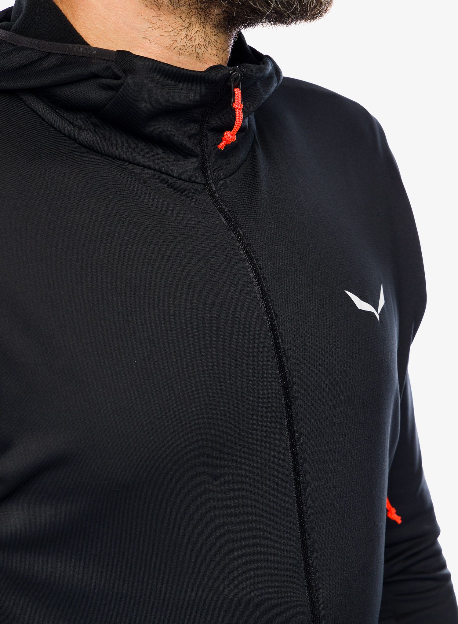 Jakna od flisa Salewa Puez PL HD Jacket - black out