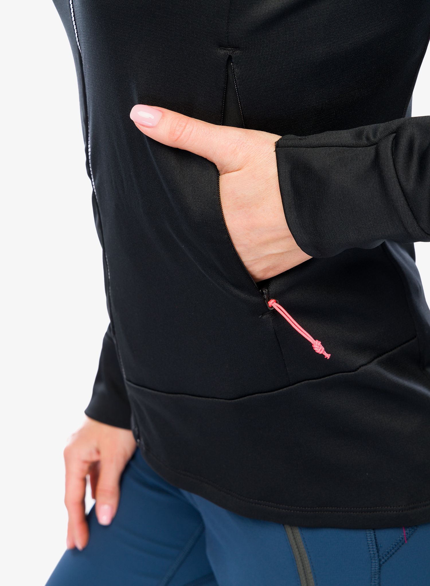 Ženska jakna od flisa Salewa Puez PL HD Jacket - black out