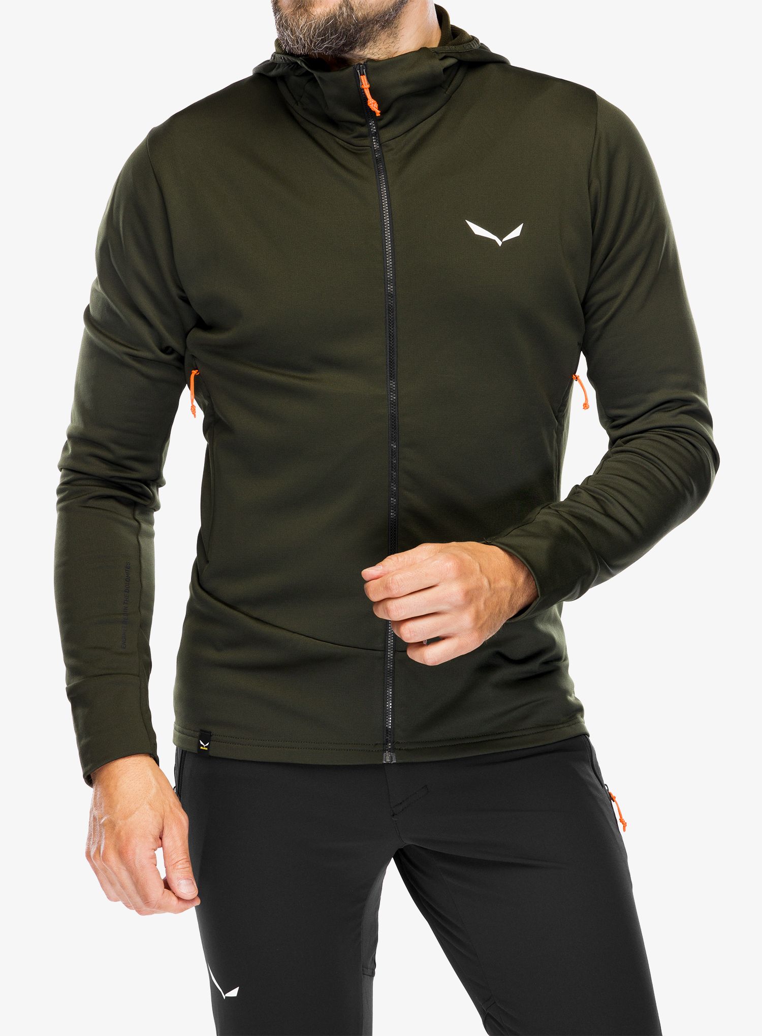 Jakna od flisa Salewa Puez PL HD Jacket - dark olive